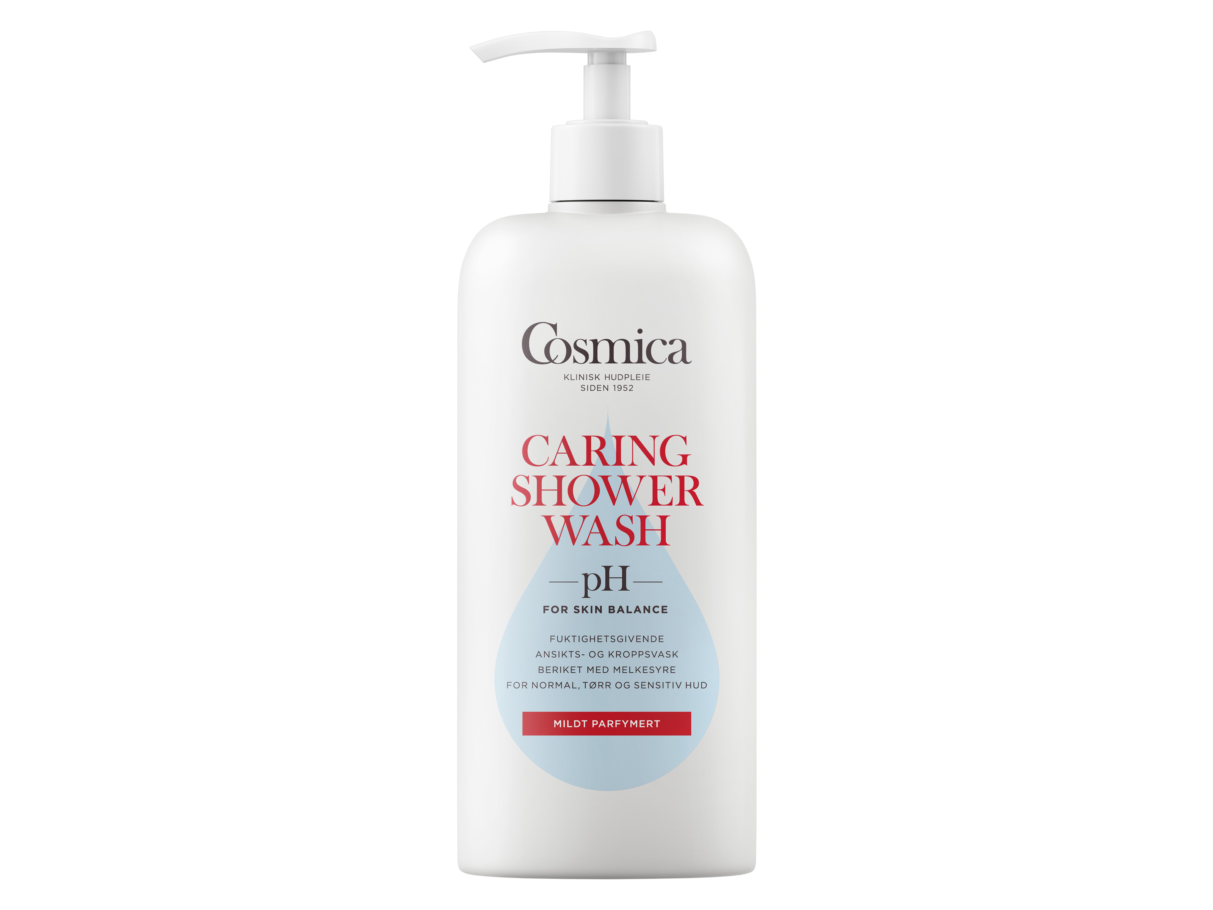 Cosmica Caring Shower Wash med parfyme, 400 ml