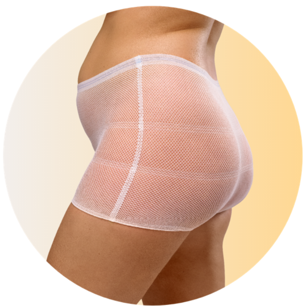 Carriwell Washable Hospital Panties, Onesize, hvit, 4 stk.