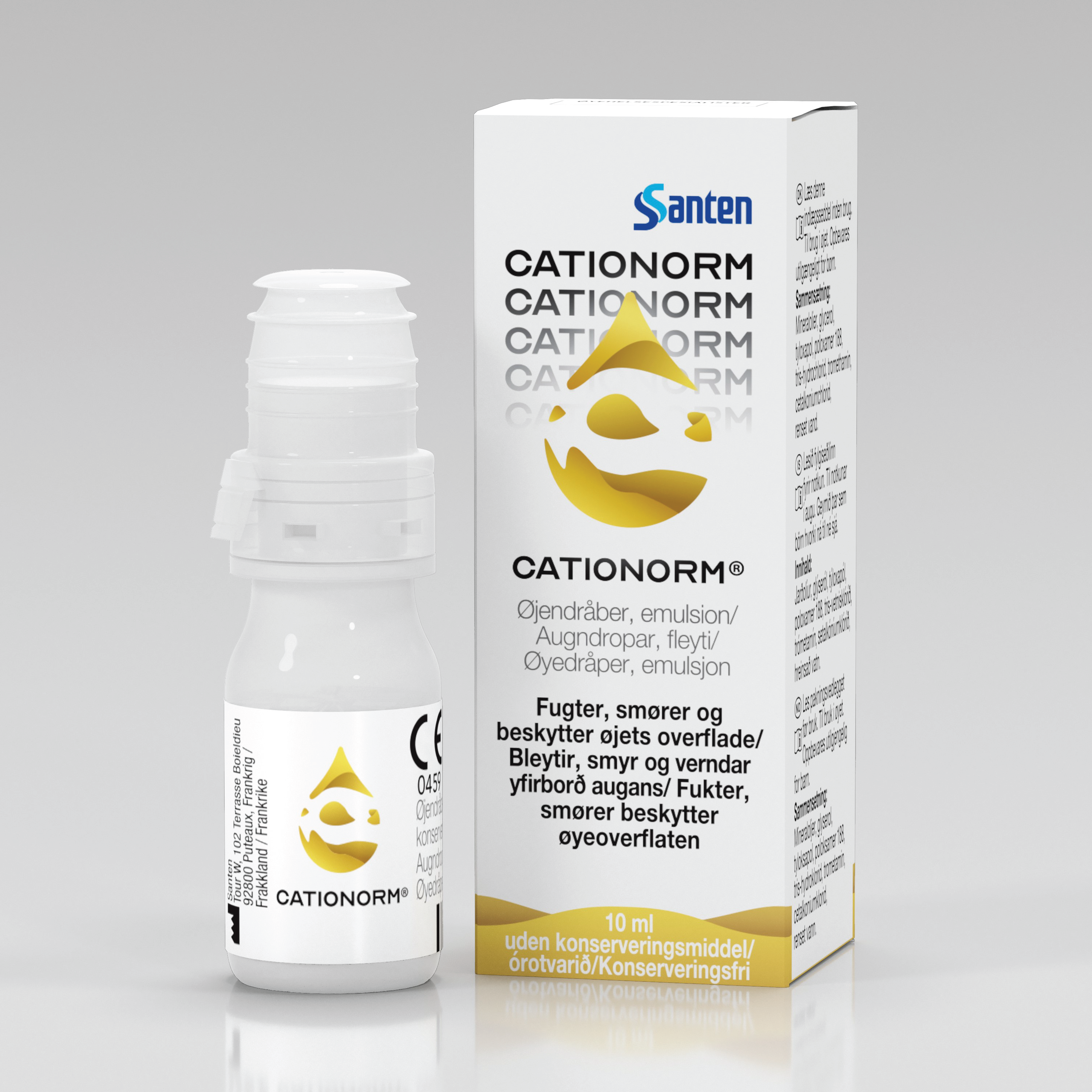 Cationorm Øyedråper, 10 ml