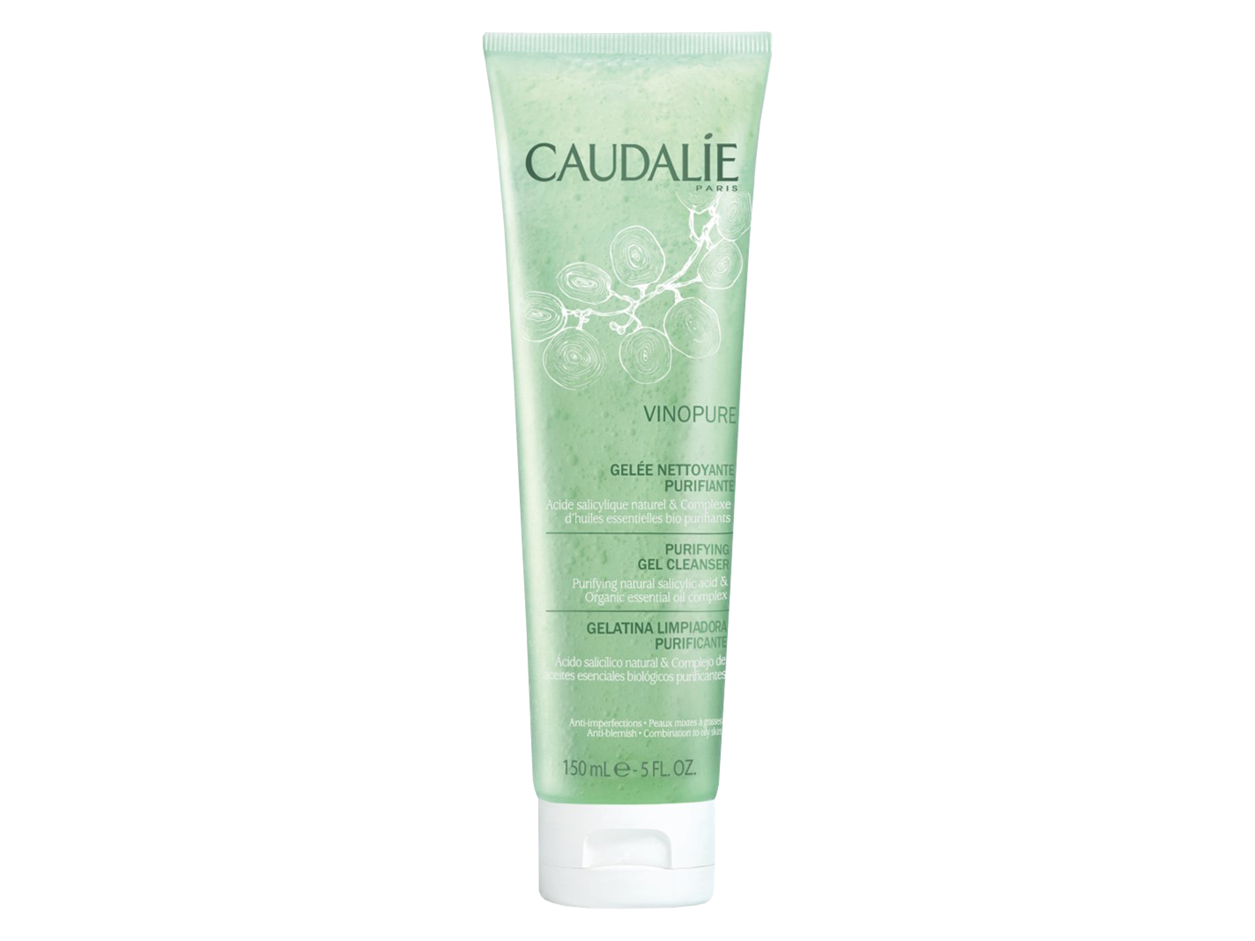 Caudalie Vinopure Purifying Gel Cleanser, 150 ml