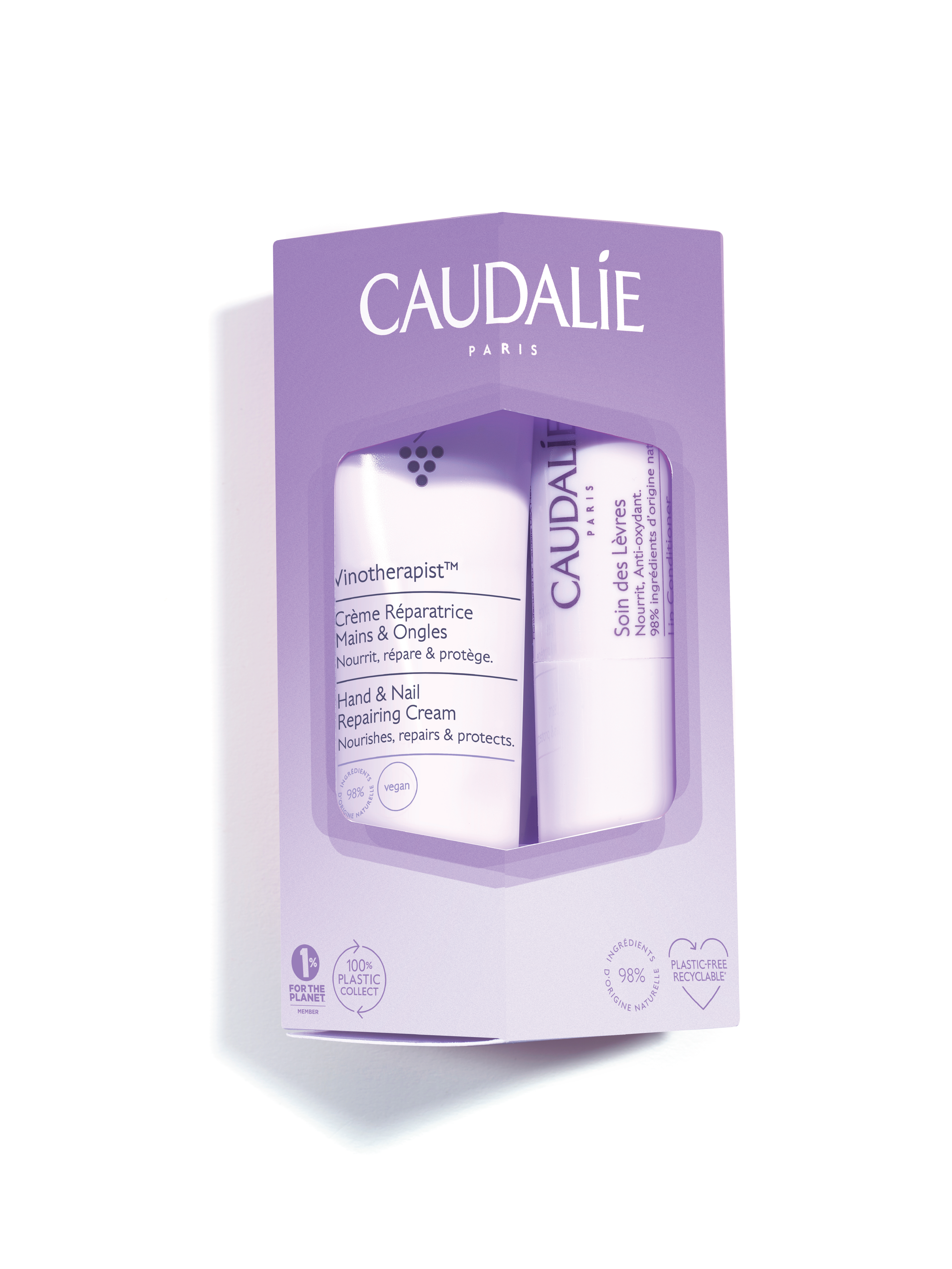 Caudalie Vinotherapist Hand & Lip Duo, 1 stk