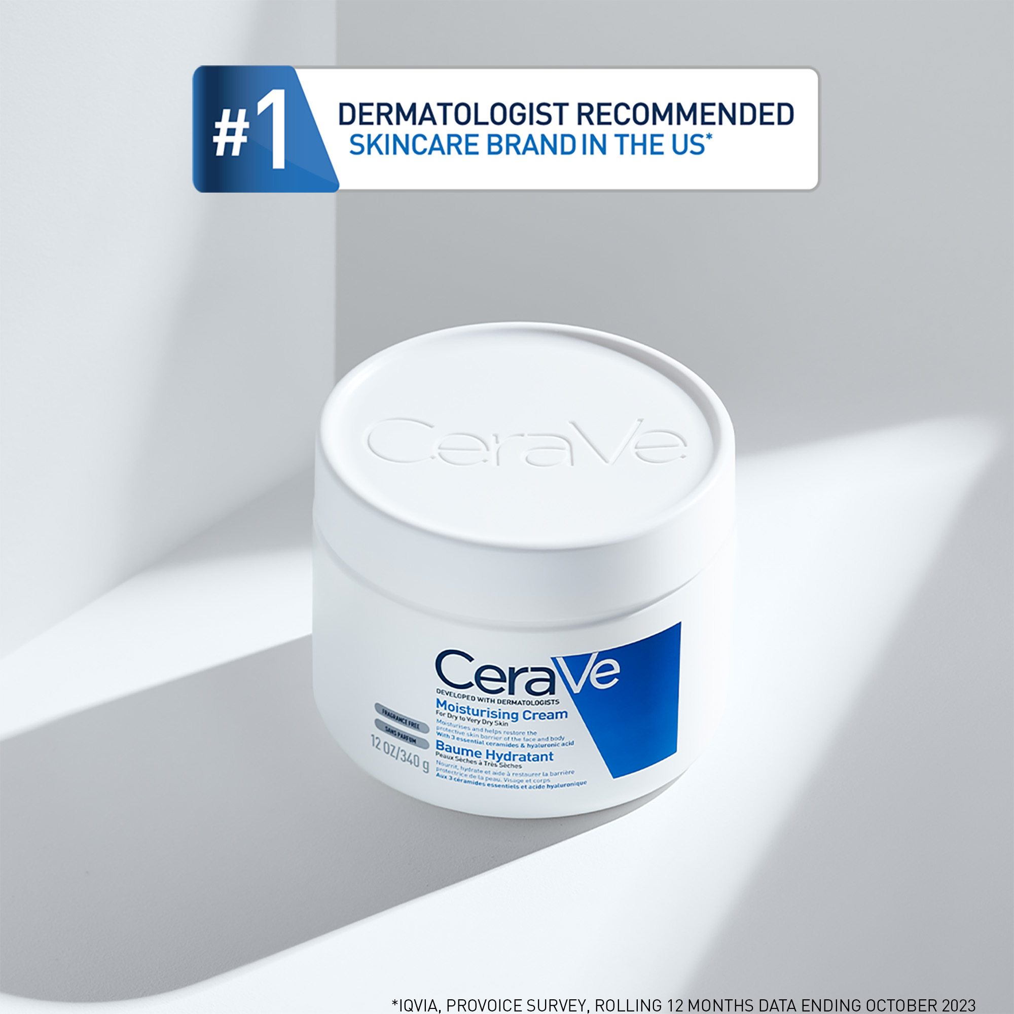 CeraVe Daily Moisturising Cream, 340 g