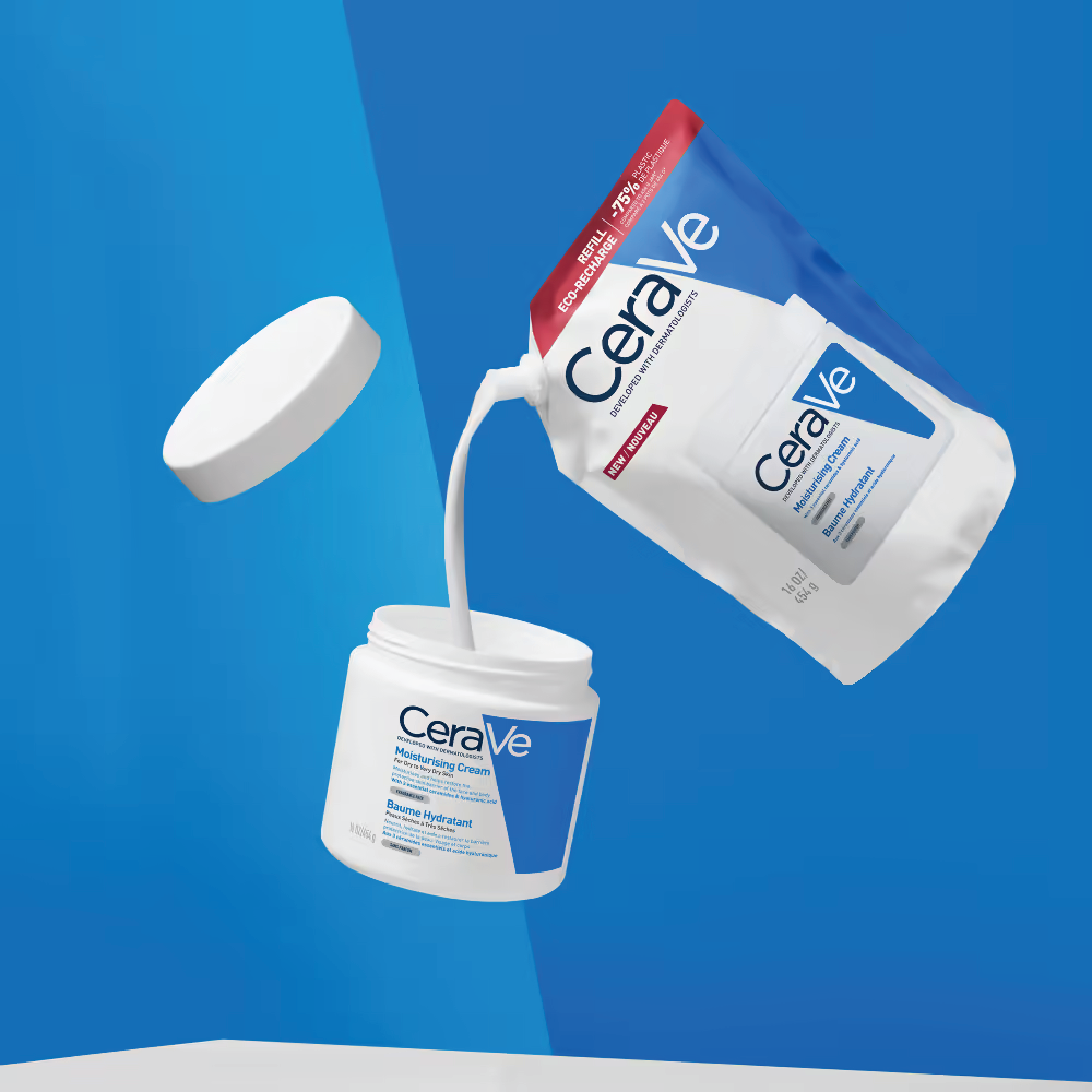 CeraVe Daily Moisturising Cream Refill, 454 g
