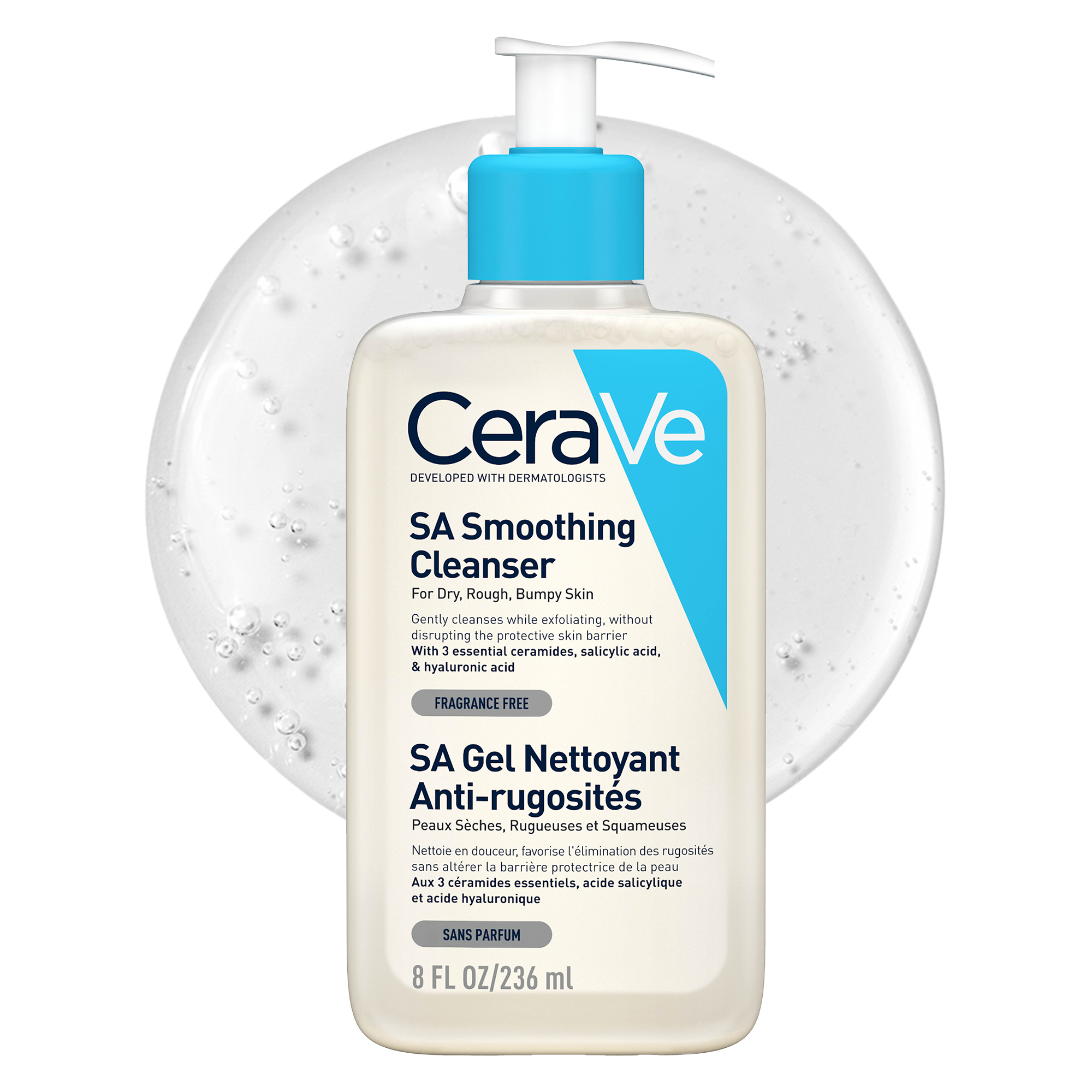 CeraVe SA Smoothing Cleanser, 236 ml