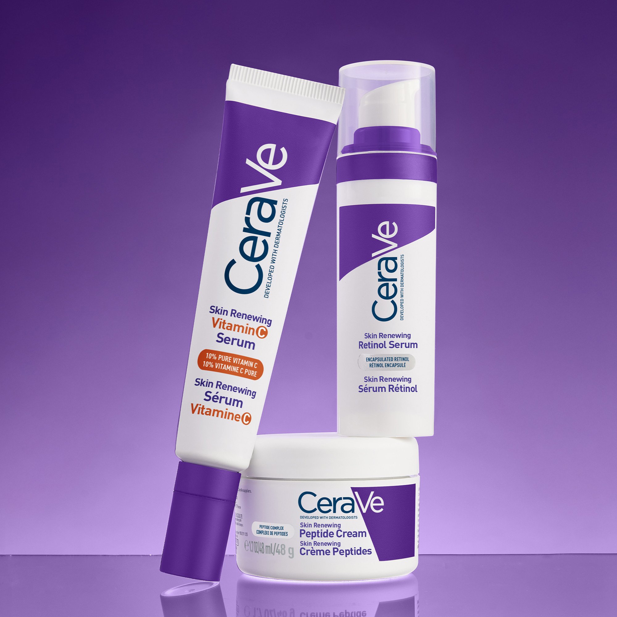 CeraVe Skin Renewing Peptide Cream, 48 g