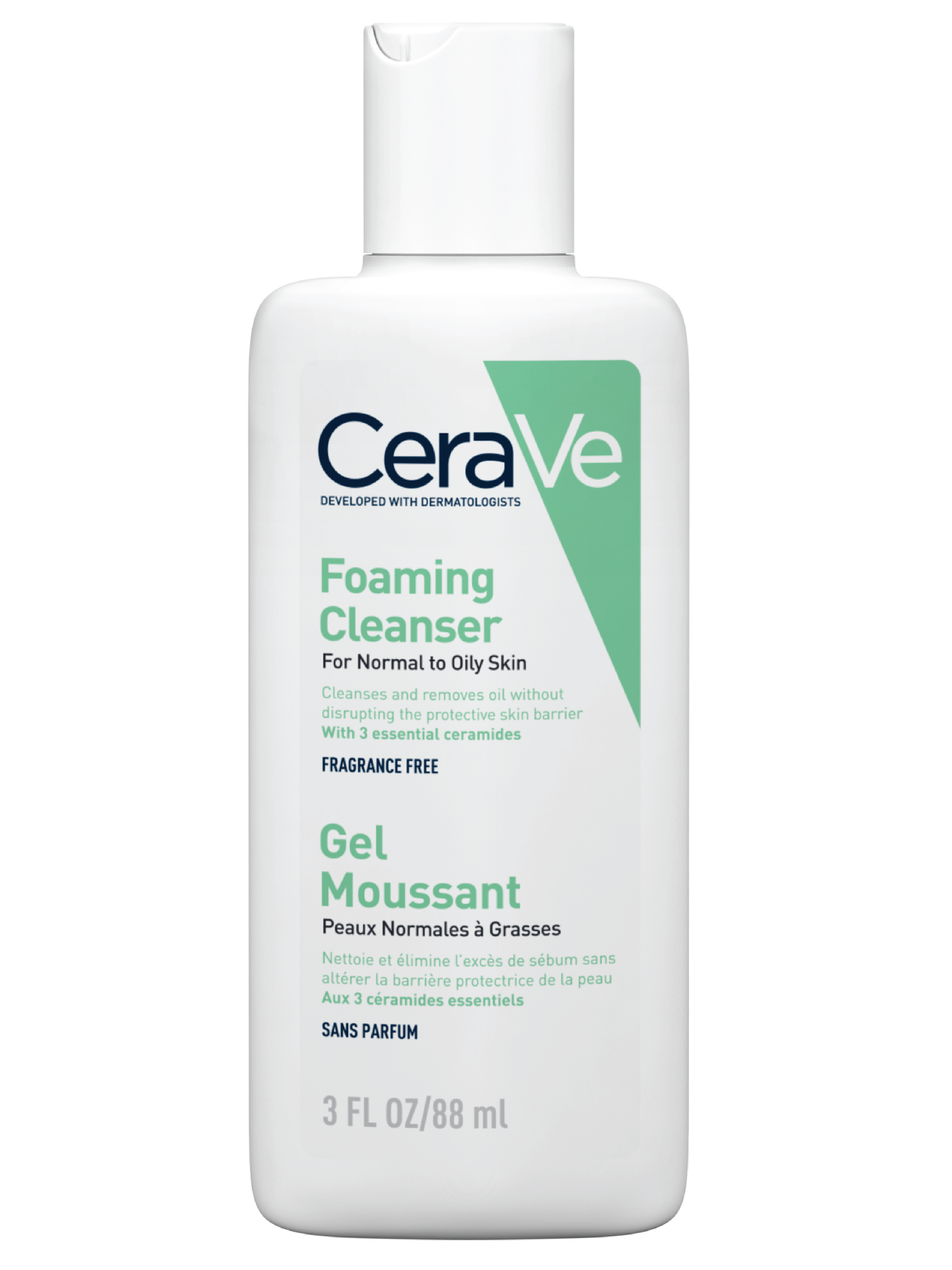 CeraVe Foaming Cleanser Face & Body, 88 ml
