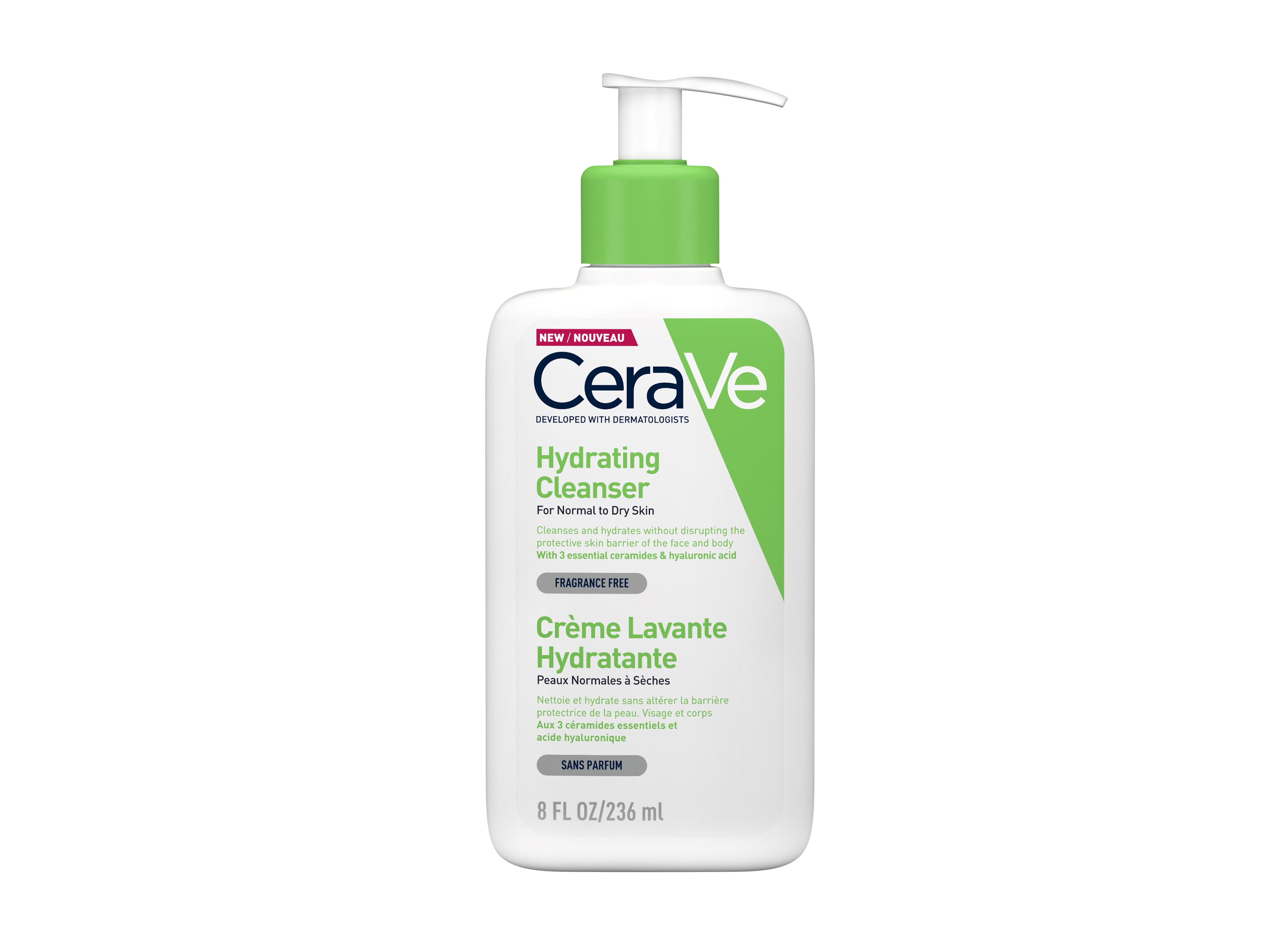CeraVe Hydrating cleanser og lotion, 236 ml, 20 ml
