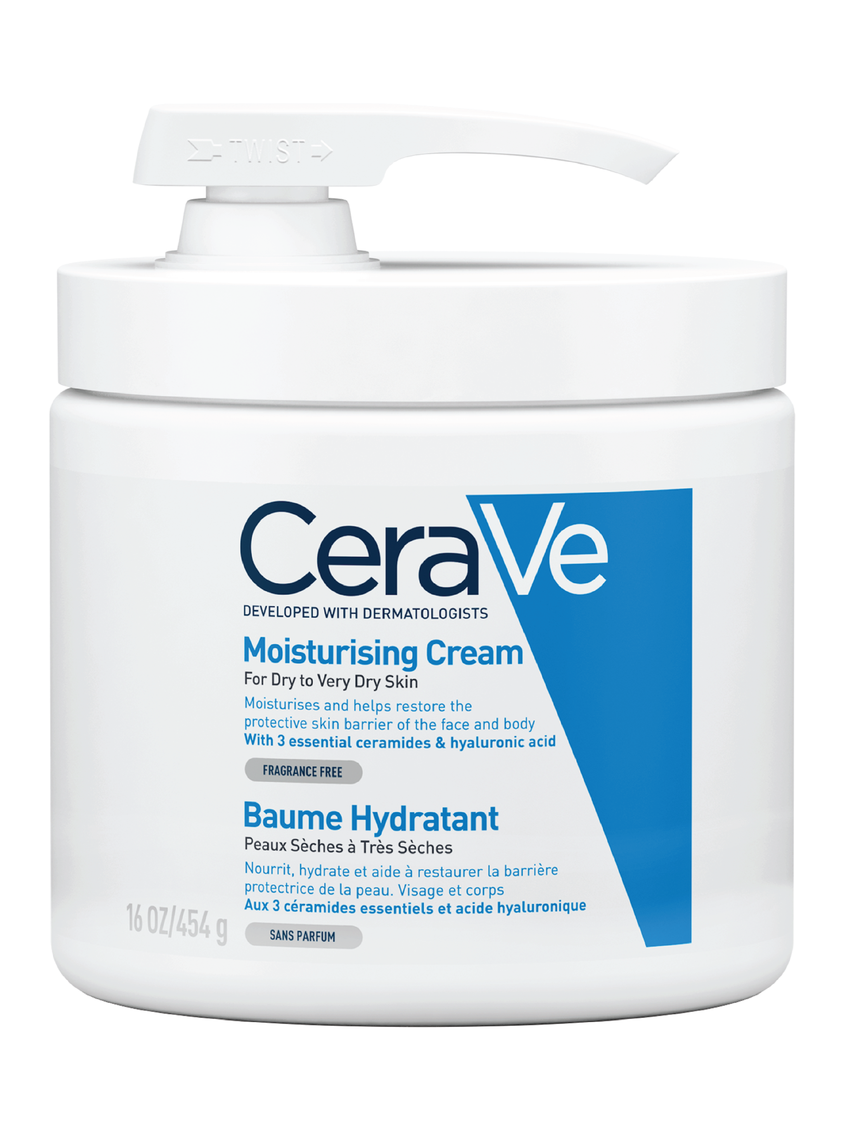 CeraVe Moisturising Cream, 454 gram