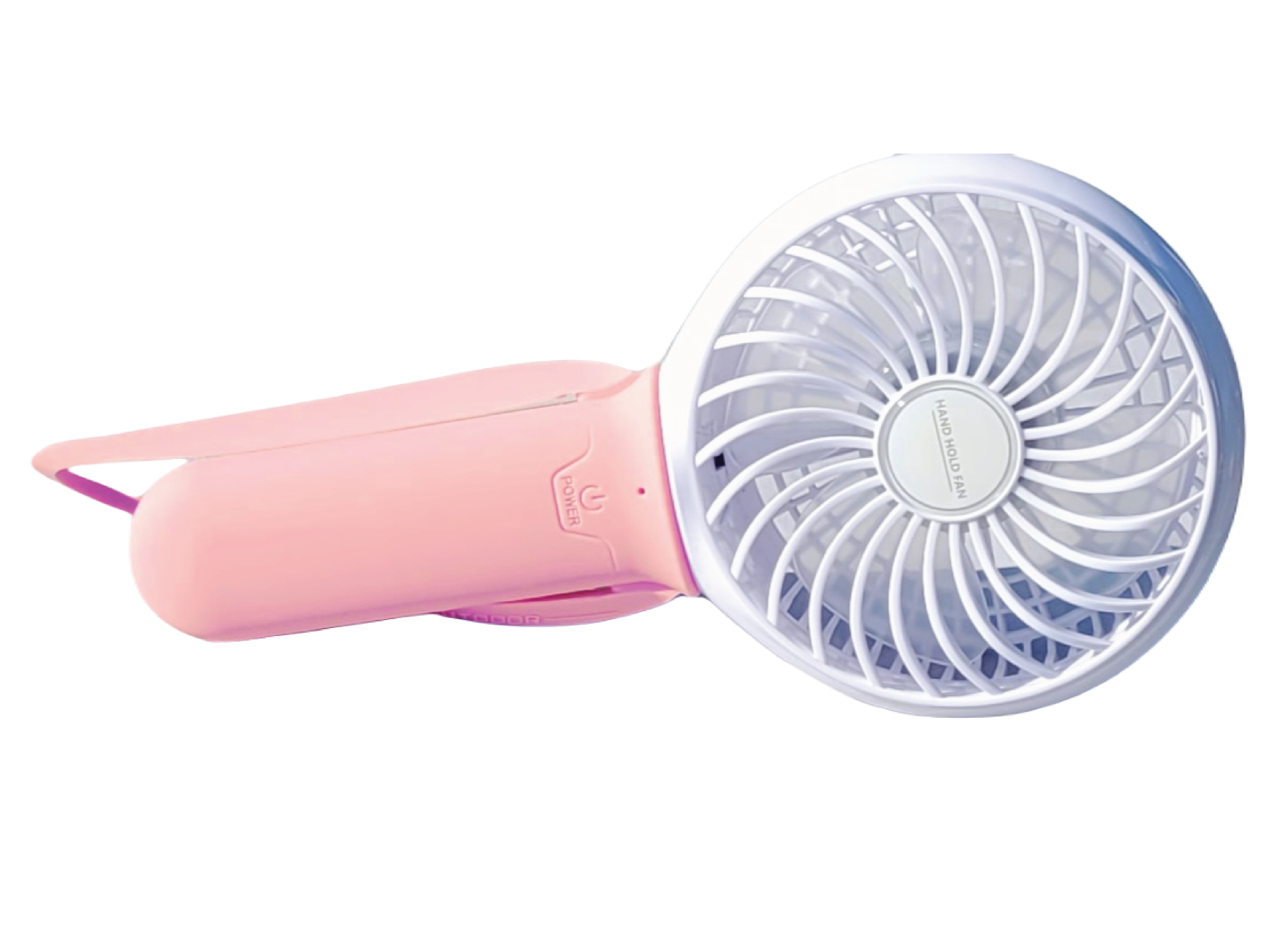 Chill Fan 3 Speed Turbo Fan, Rosa/hvit, 1 stk.