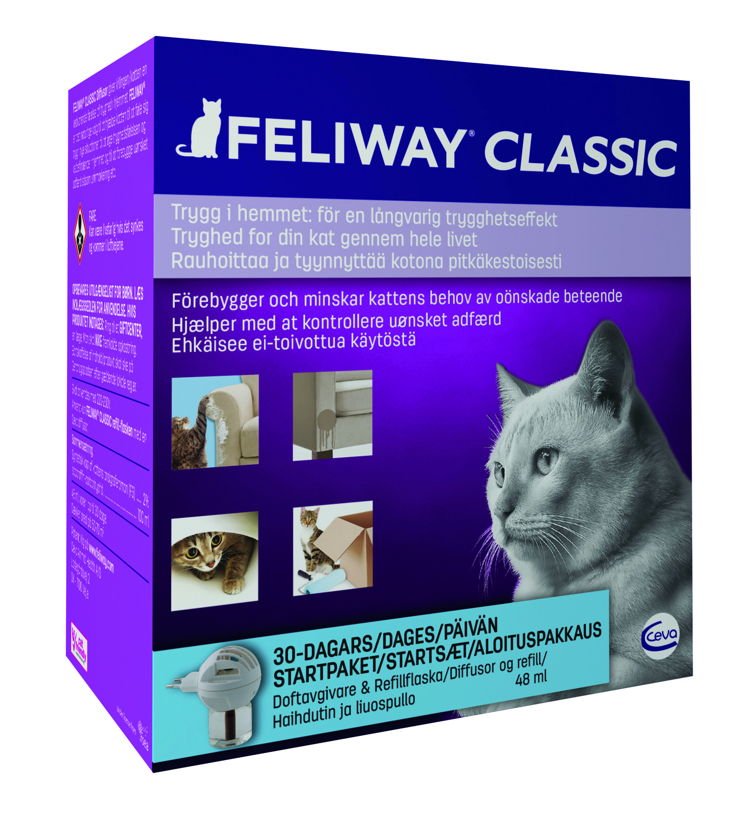 Feliway Classic Diffuser startpakke, 1 stk.