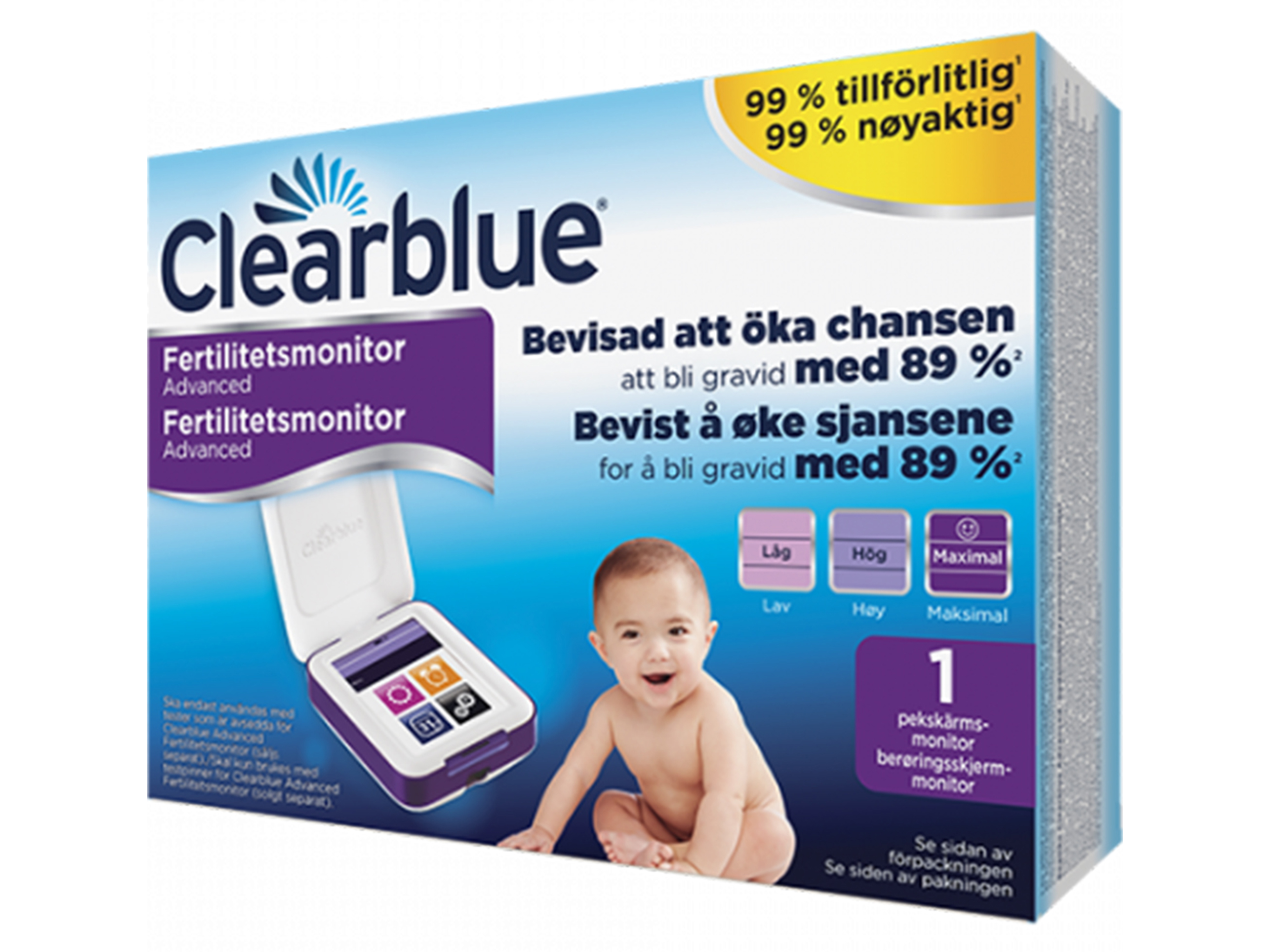 Clearblue Fertility monitor 1.1, 1 stk.