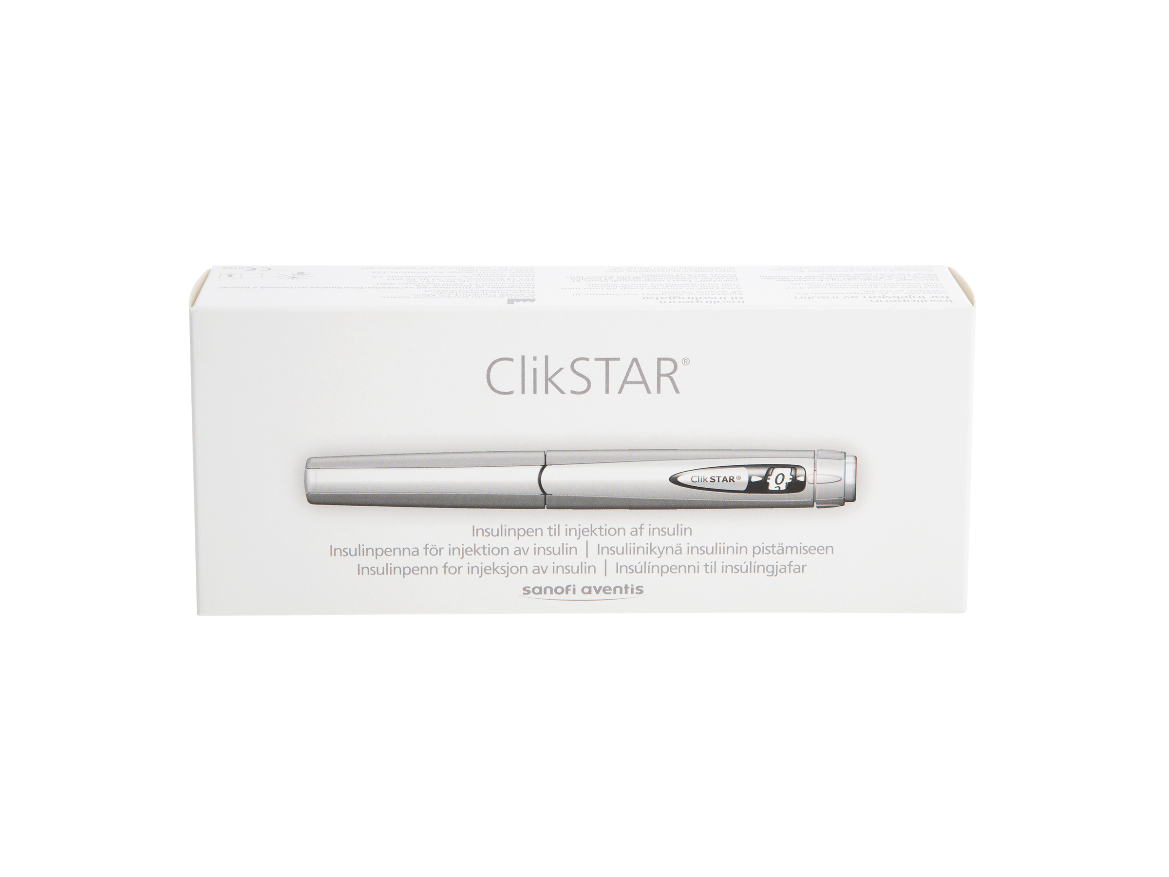 ClikStar insulinpen sølv lantus, 1 stk.
