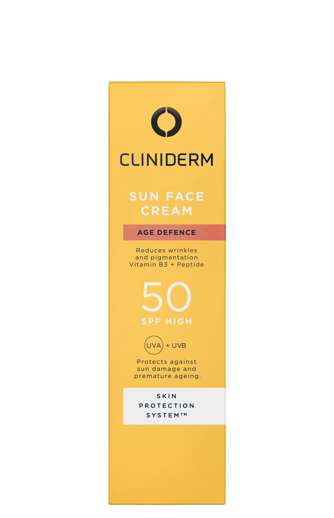 Cliniderm Age Defence Sun Face Cream SPF50, 40 ml