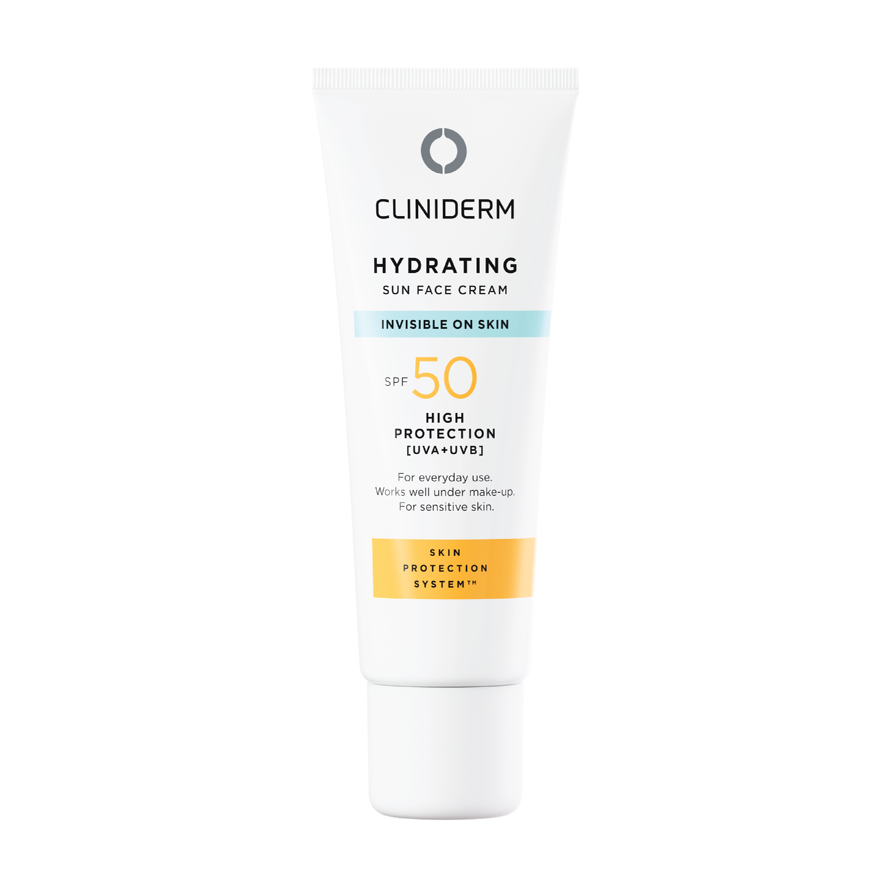 Cliniderm Hydrating Sun Face Cream SPF50, 40 ml
