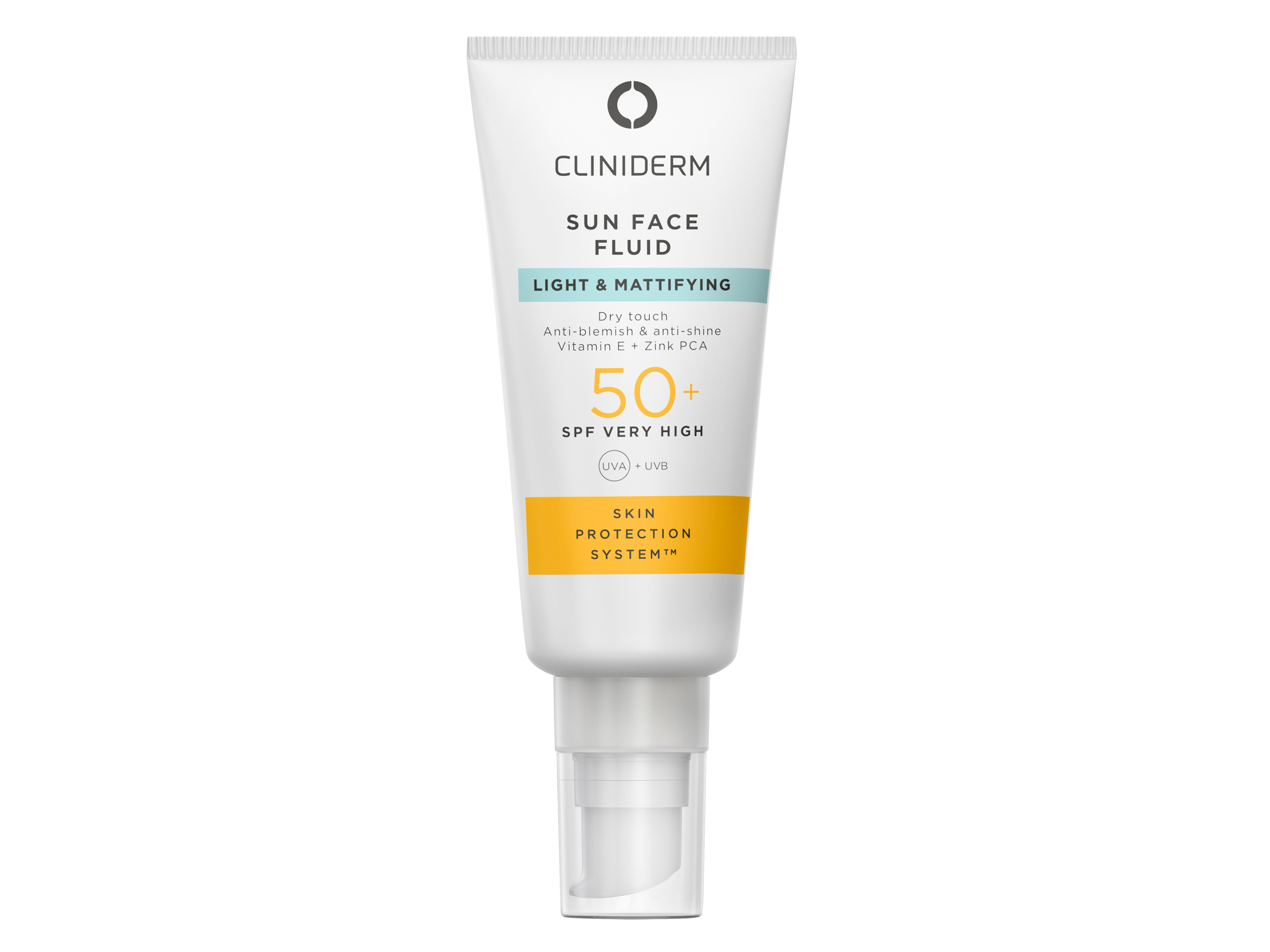 Cliniderm Sun Face Fluid Light & Mattifying SPF50+, 40 ml