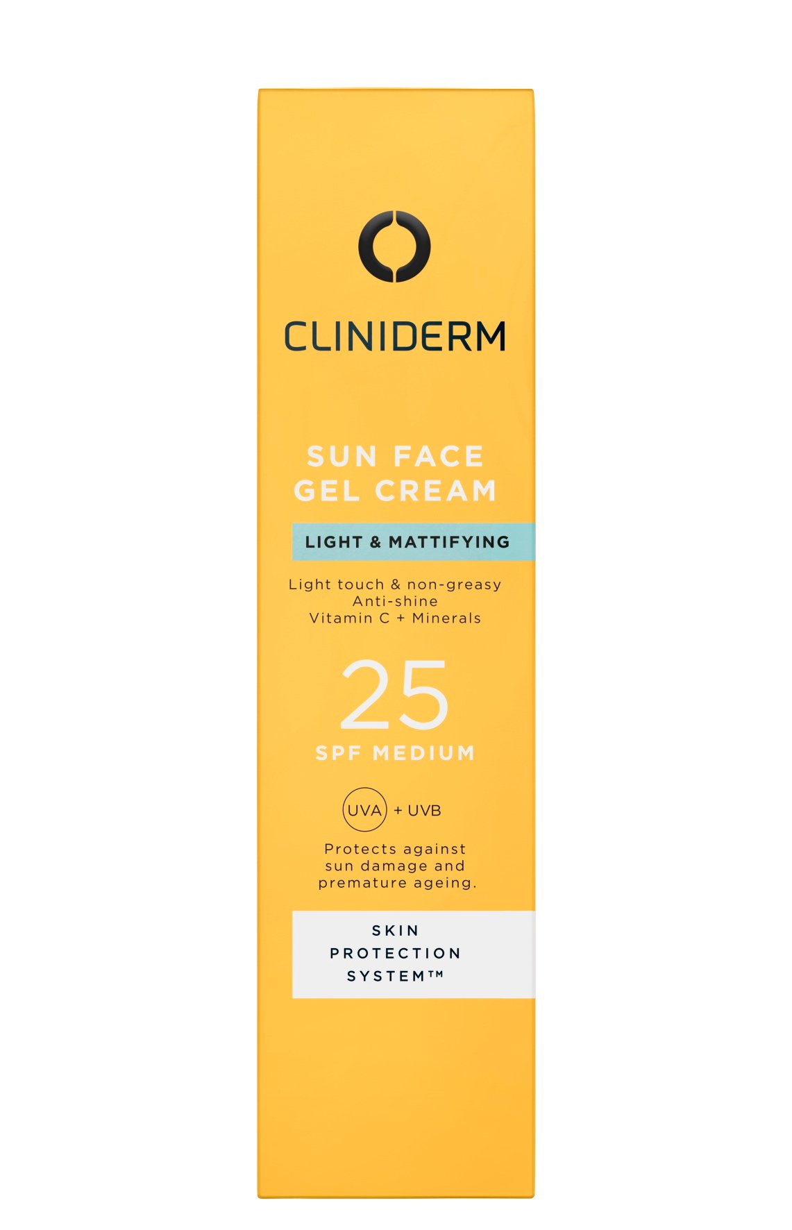 Cliniderm Sun Face Gel Cream SPF25, 50 ml Solkrem ansikt Farmasiet.no