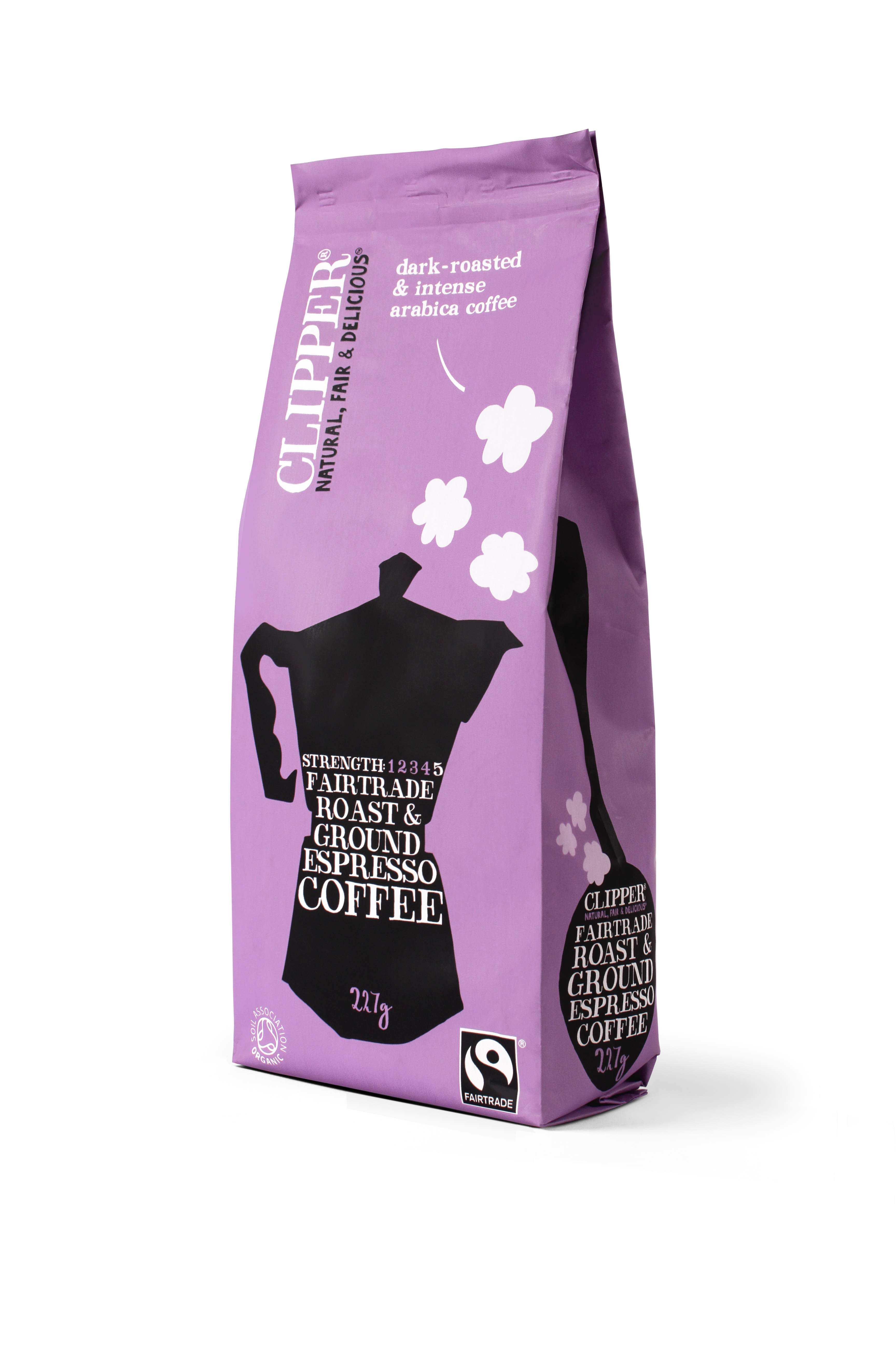 Clipper Clipper Roast & Ground Espresso Coffee, 227 gram økologisk