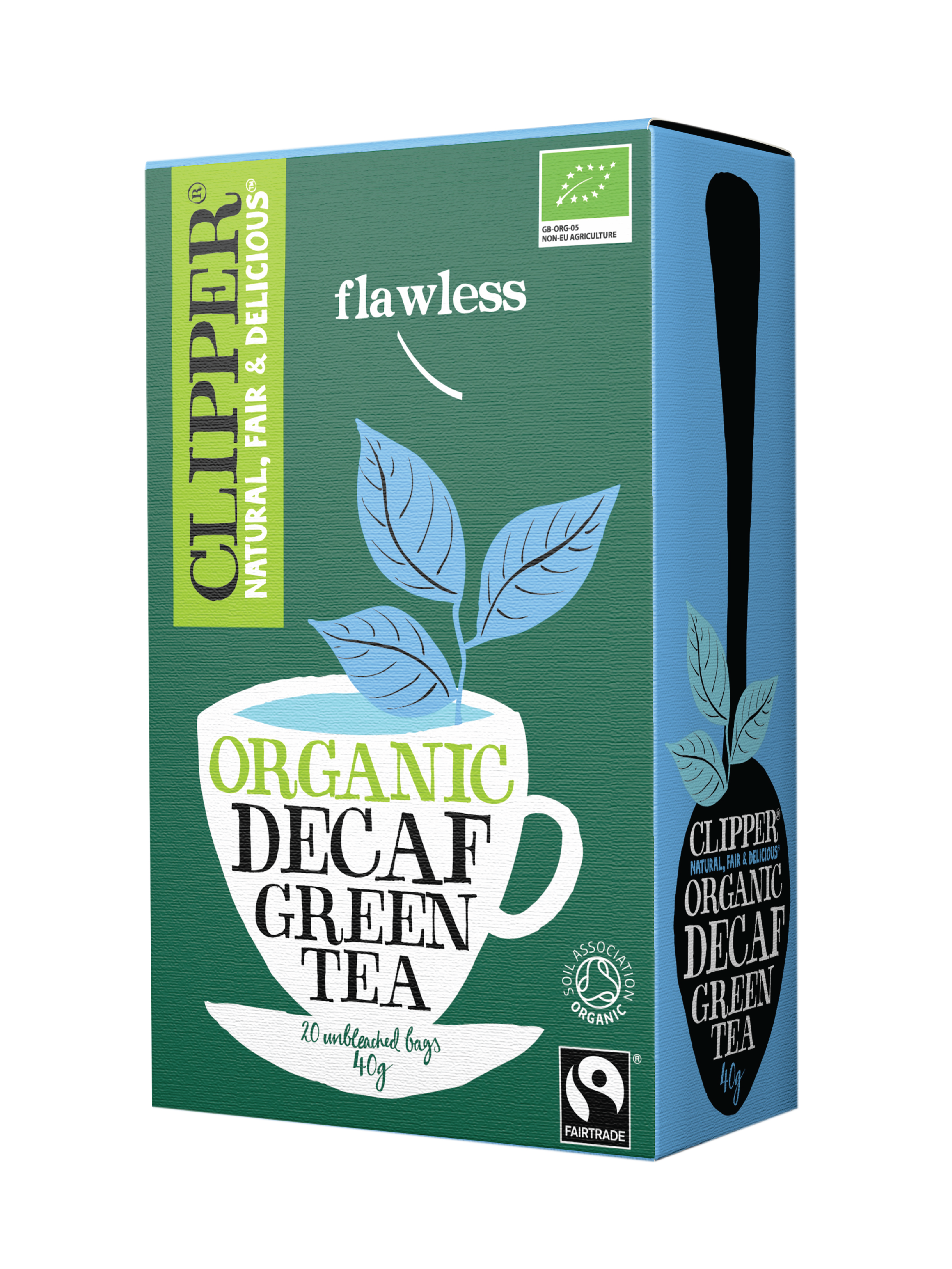 Clipper Decaf Green Tea, 20 stk