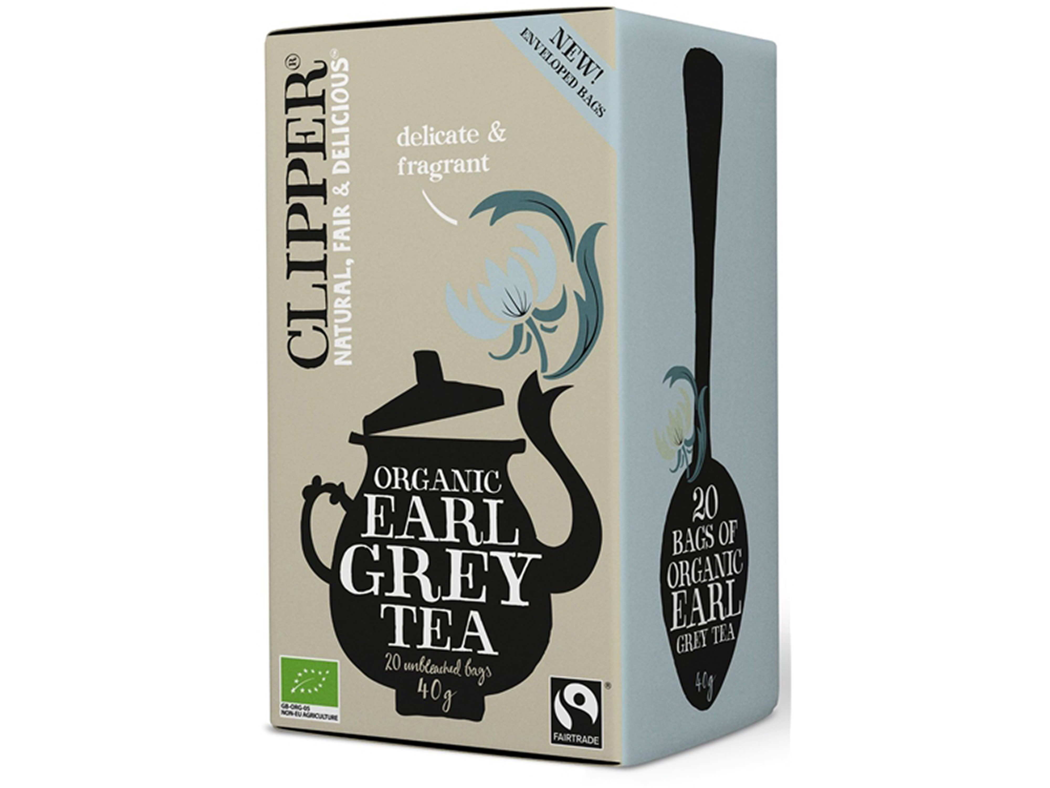 Clipper Earl Grey Tea, 20 poser økologisk te