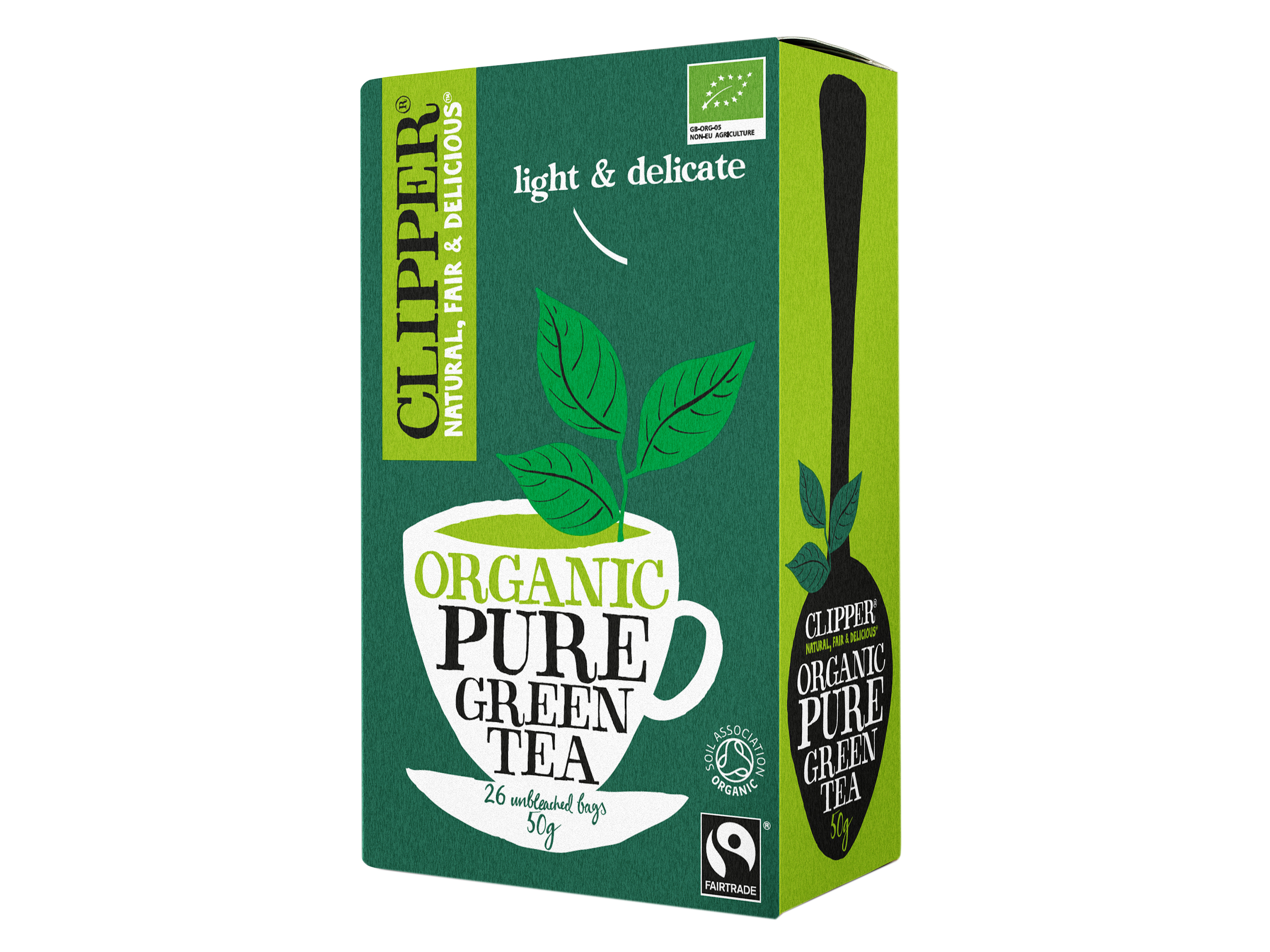 Clipper Pure Green Tea, 20 stk