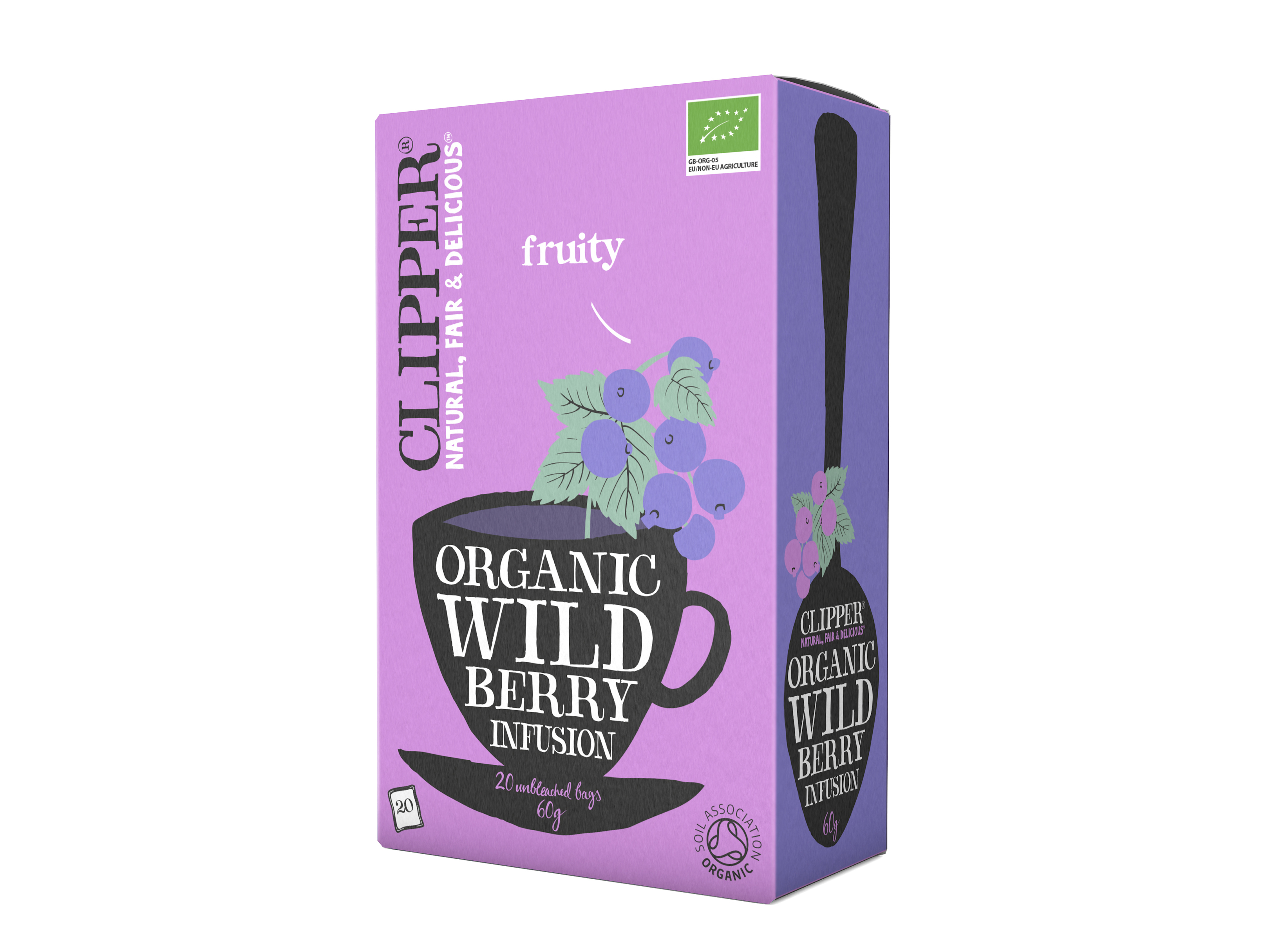 Clipper Wild Berry Infusion, 20 poser økologisk te