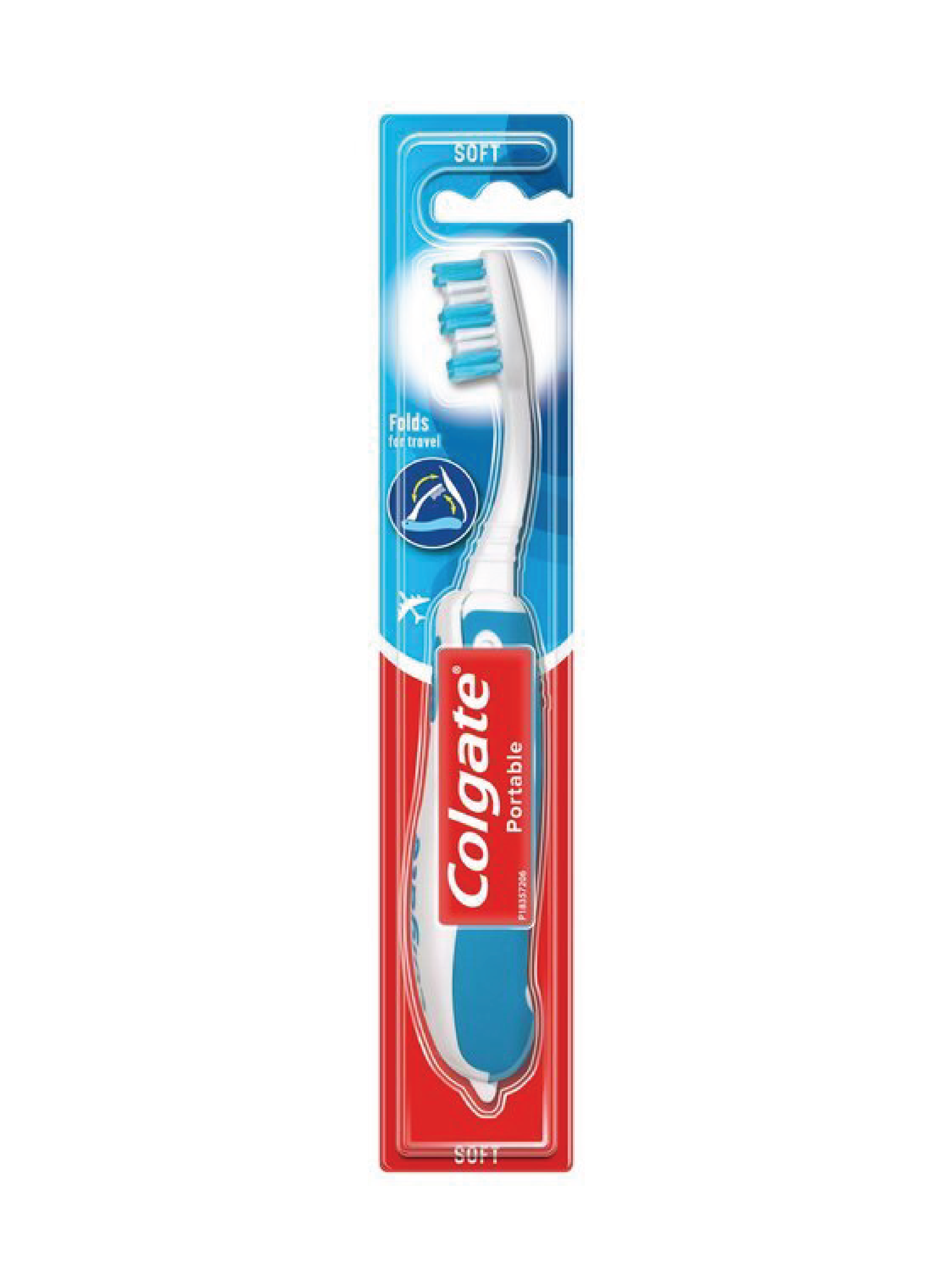 Colgate Soft Reisetannbørste Sammenleggbar, 1 stk.