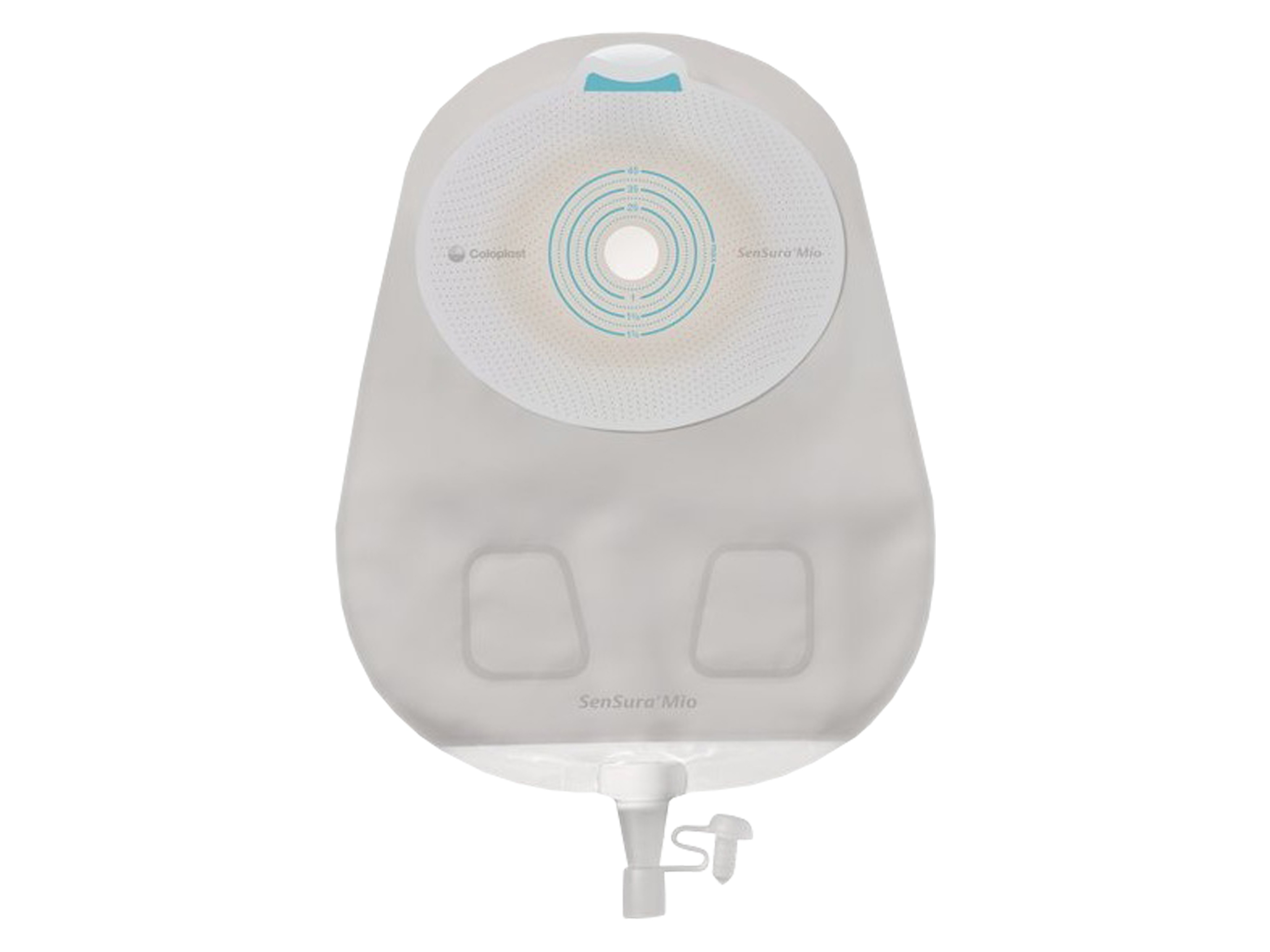 Coloplast SenSura Mio 1-delt urostomipose, 105820, Kleberkobling, hullstørrelse 10-45, maxi, 30 stk.