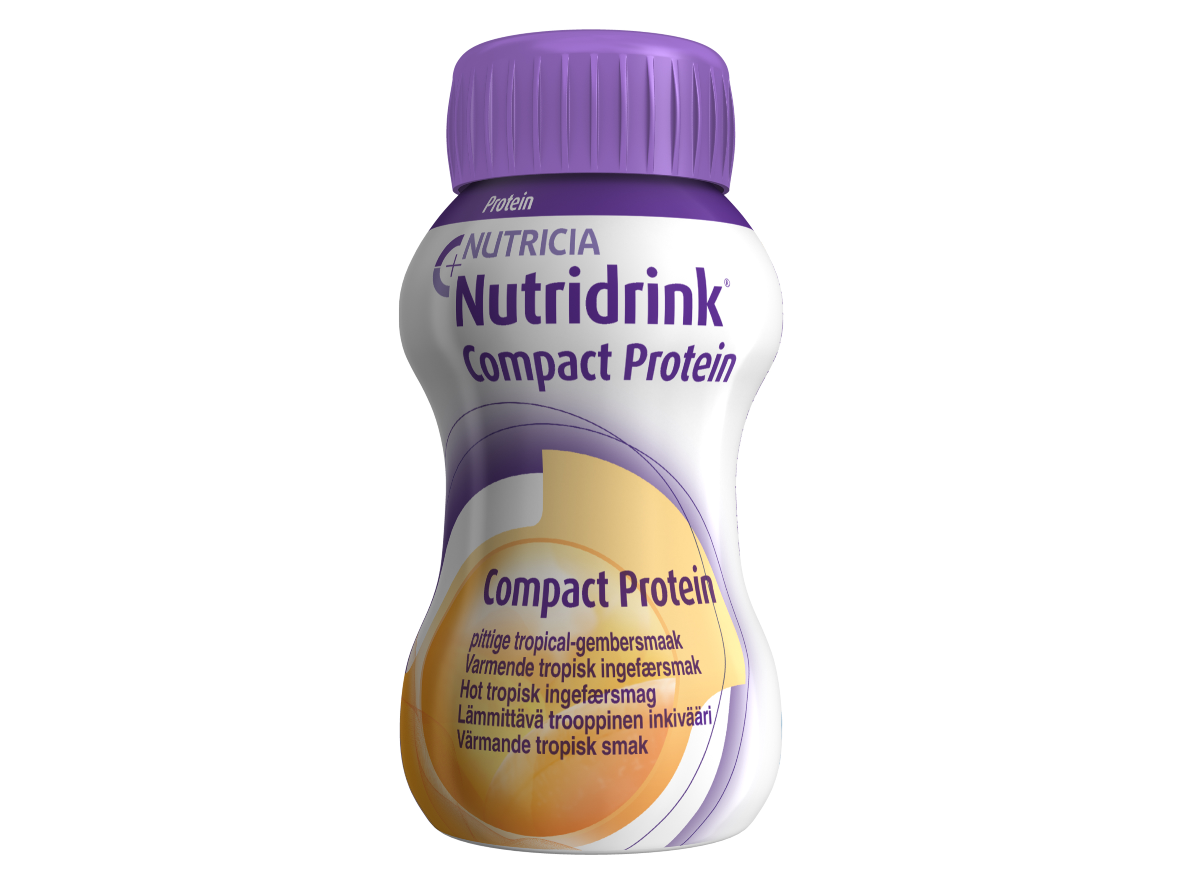 Nutridrink Compact proteinrik næringsdrikk, Hot tropisk ingefær, 4 x 125 ml