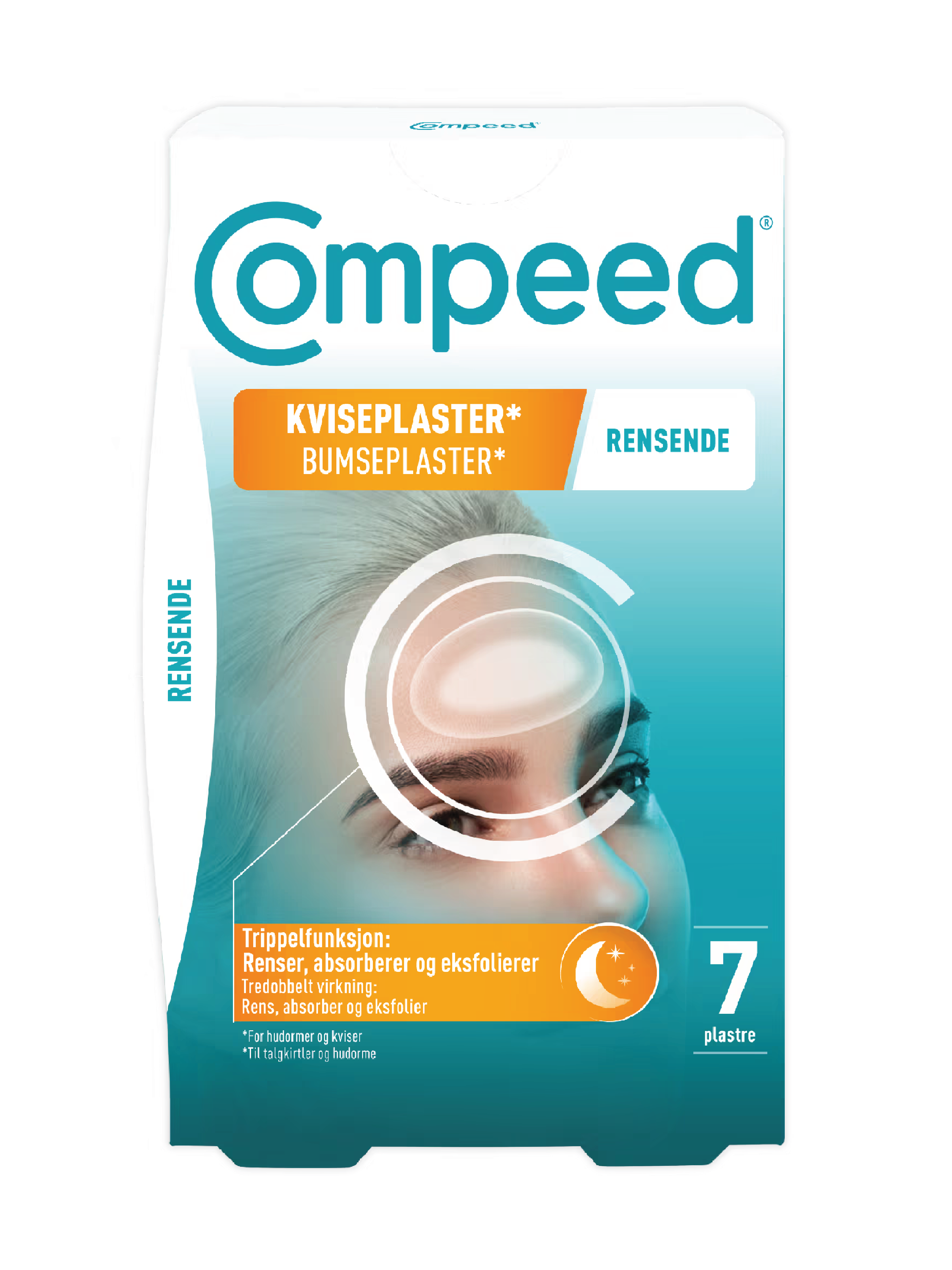 Compeed Kviseplaster Cleansing, 7 stk.