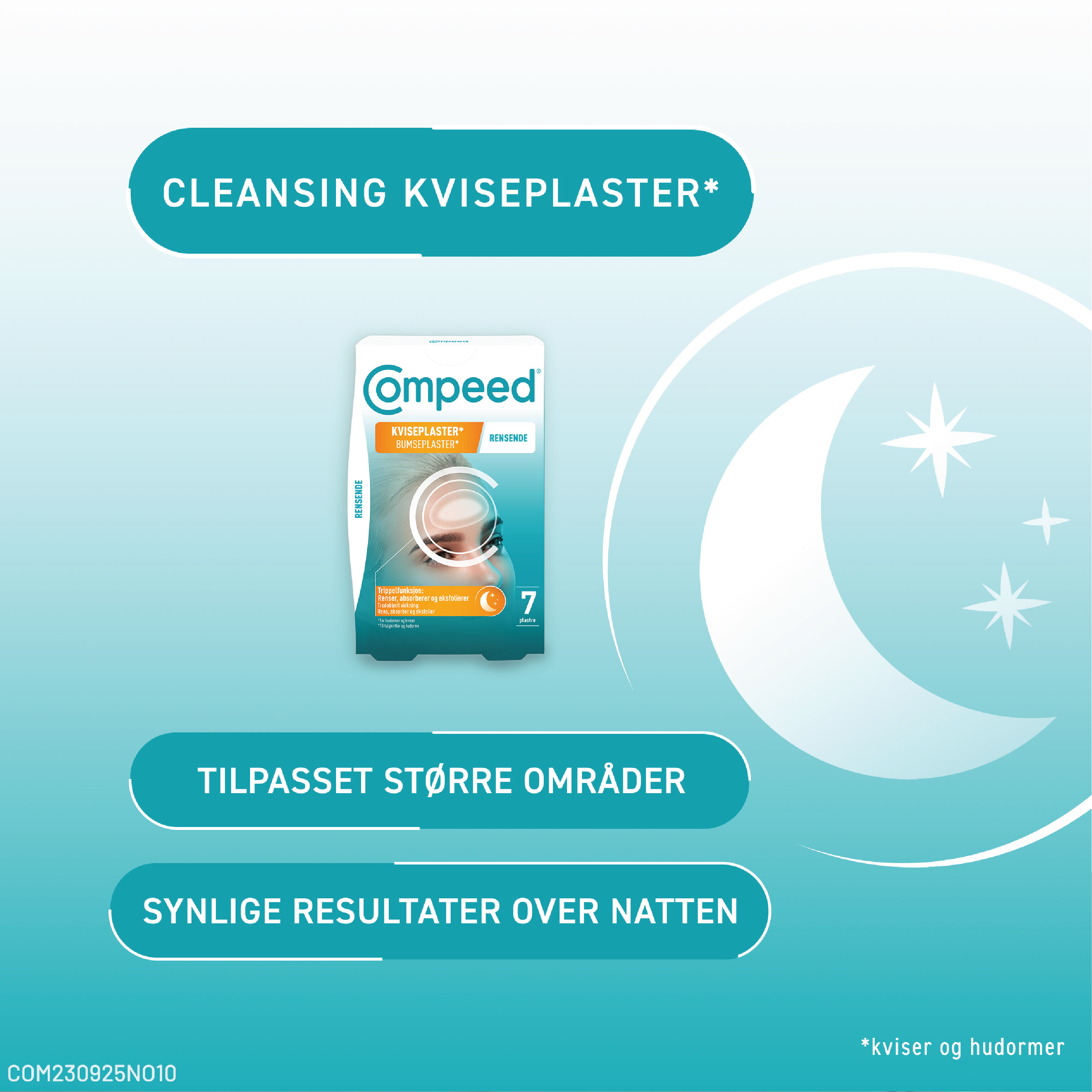 Compeed Kviseplaster Cleansing, 7 stk.