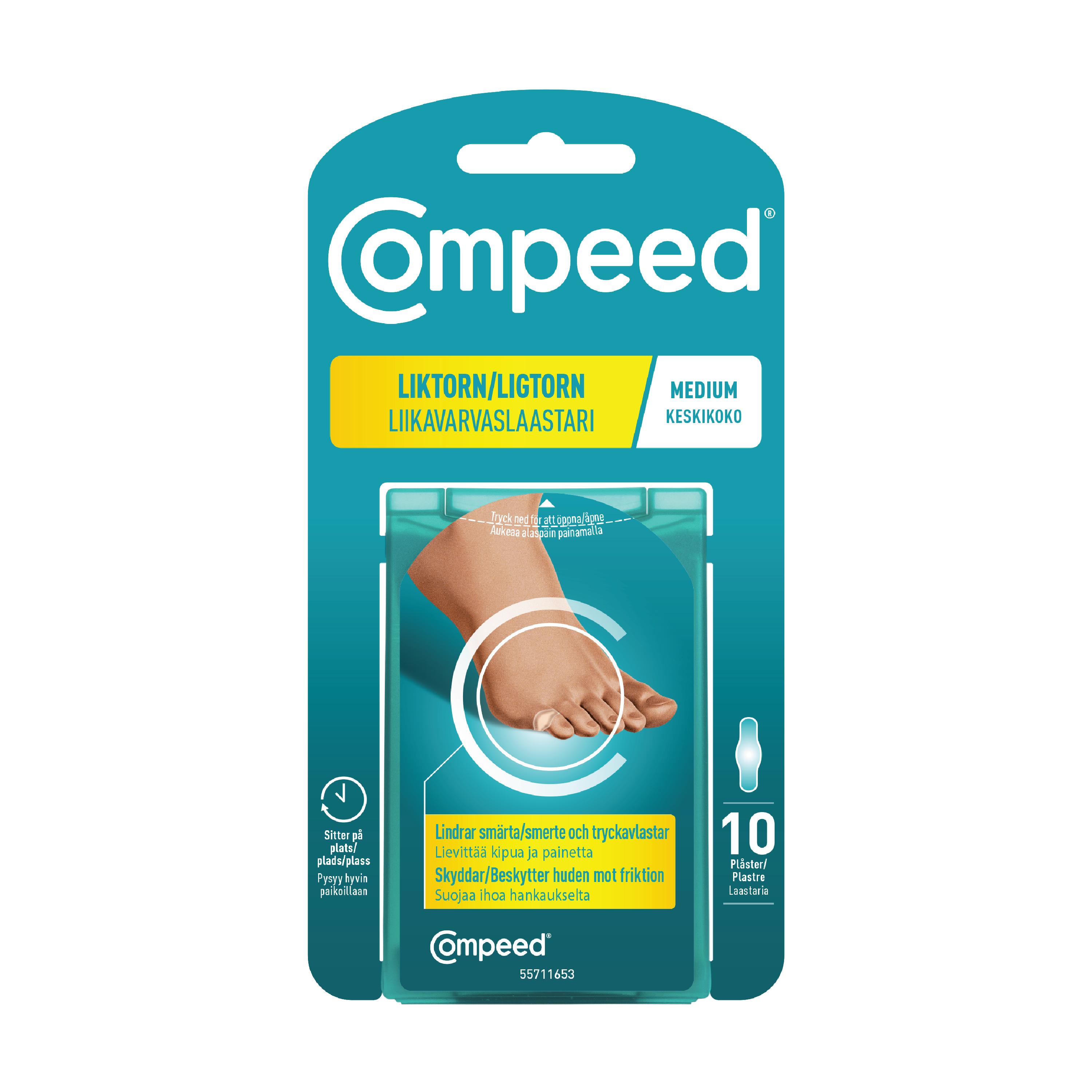 Compeed Liktornplaster Medium, 10 stk.