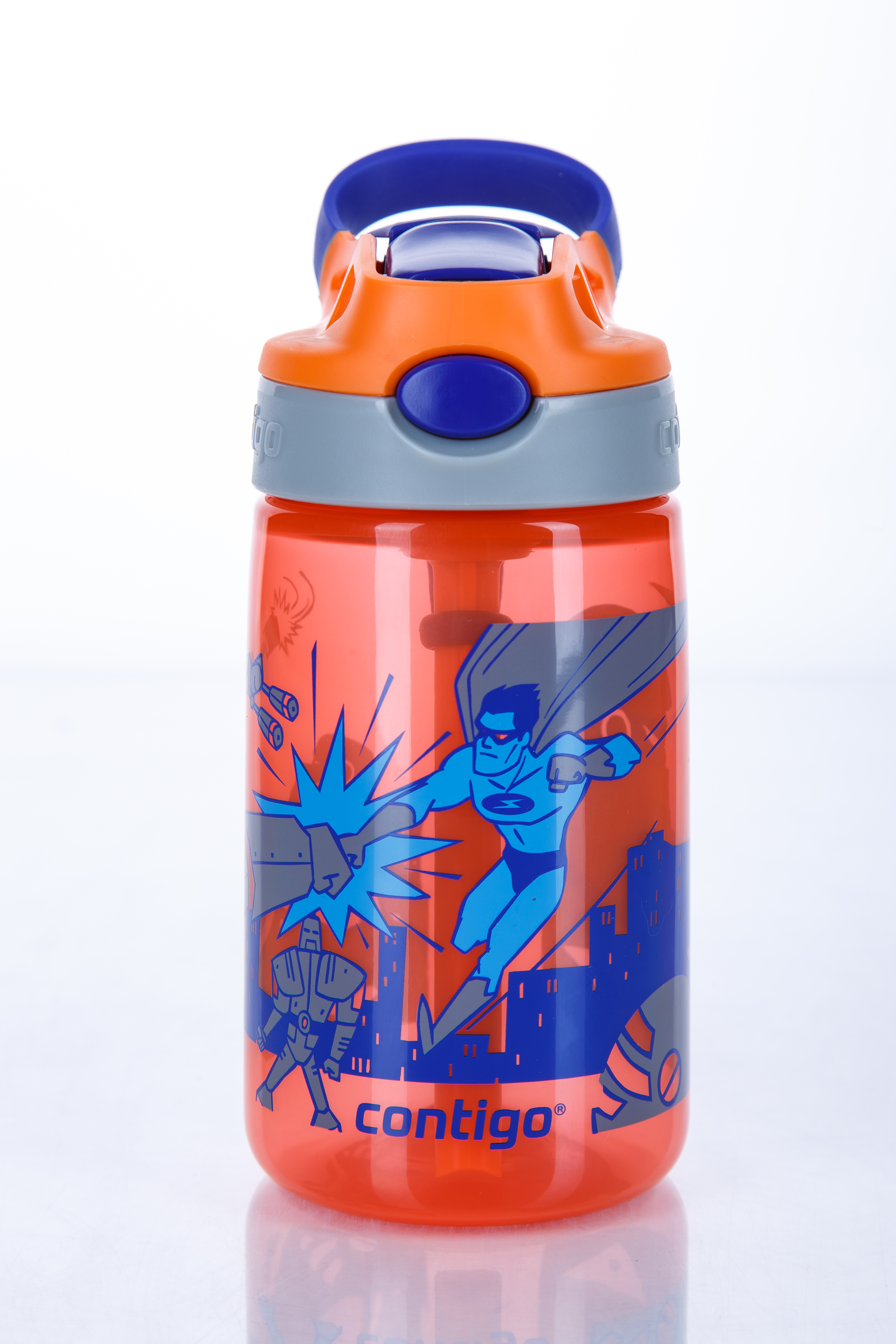 Contigo Gizmo Flip Tangerine Superhero, 420 ml, 1 stk.