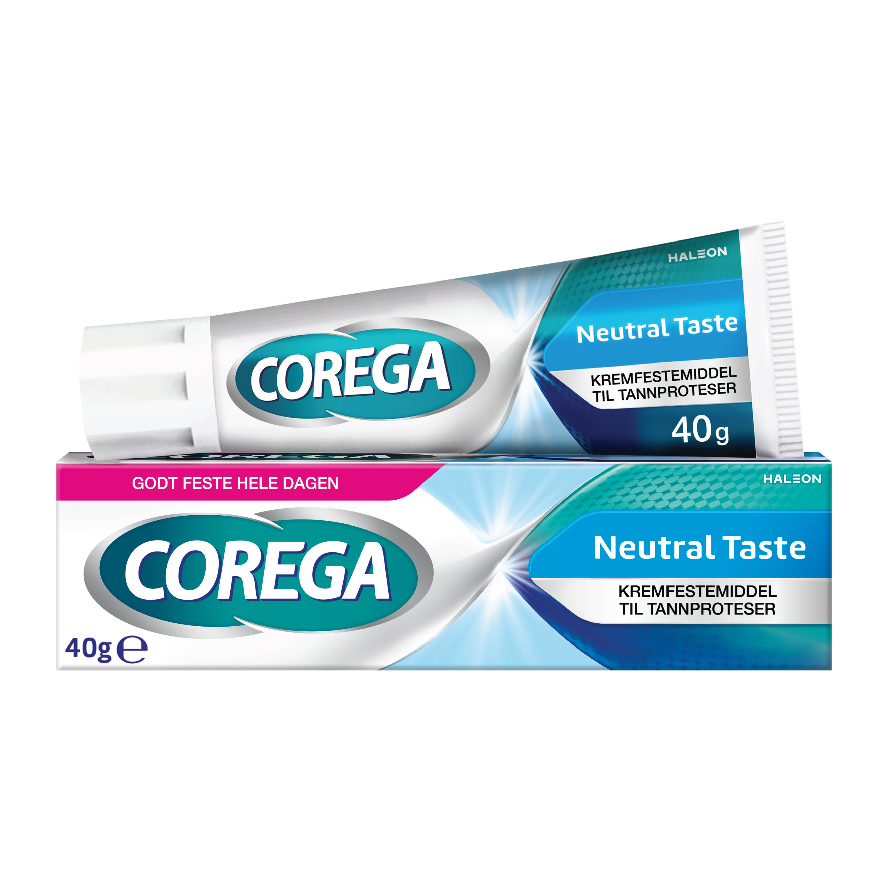 Corega Neutral Taste Kremfestemiddel, 40 g