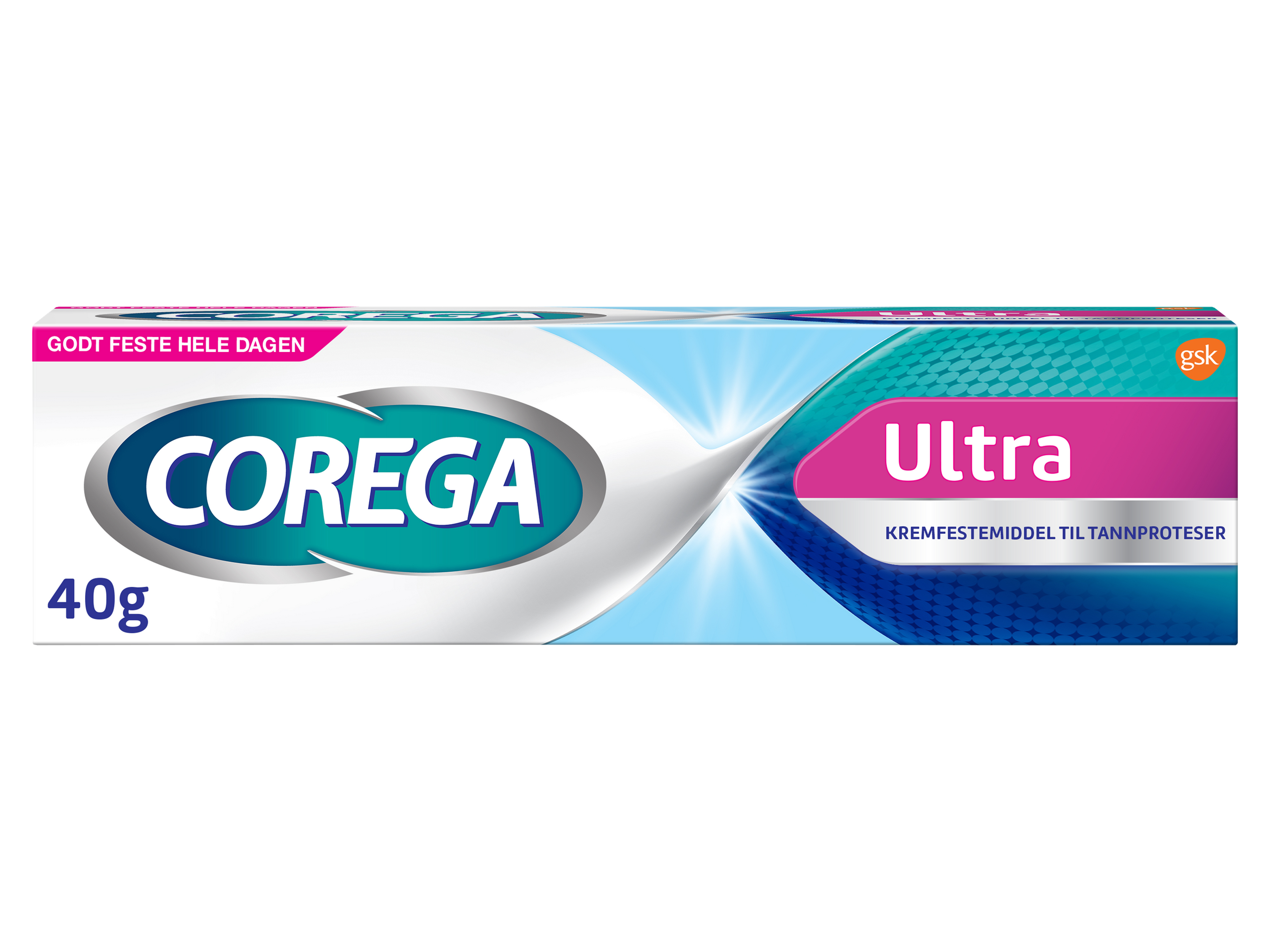 Corega Ultra krem festemiddel, 40 gram