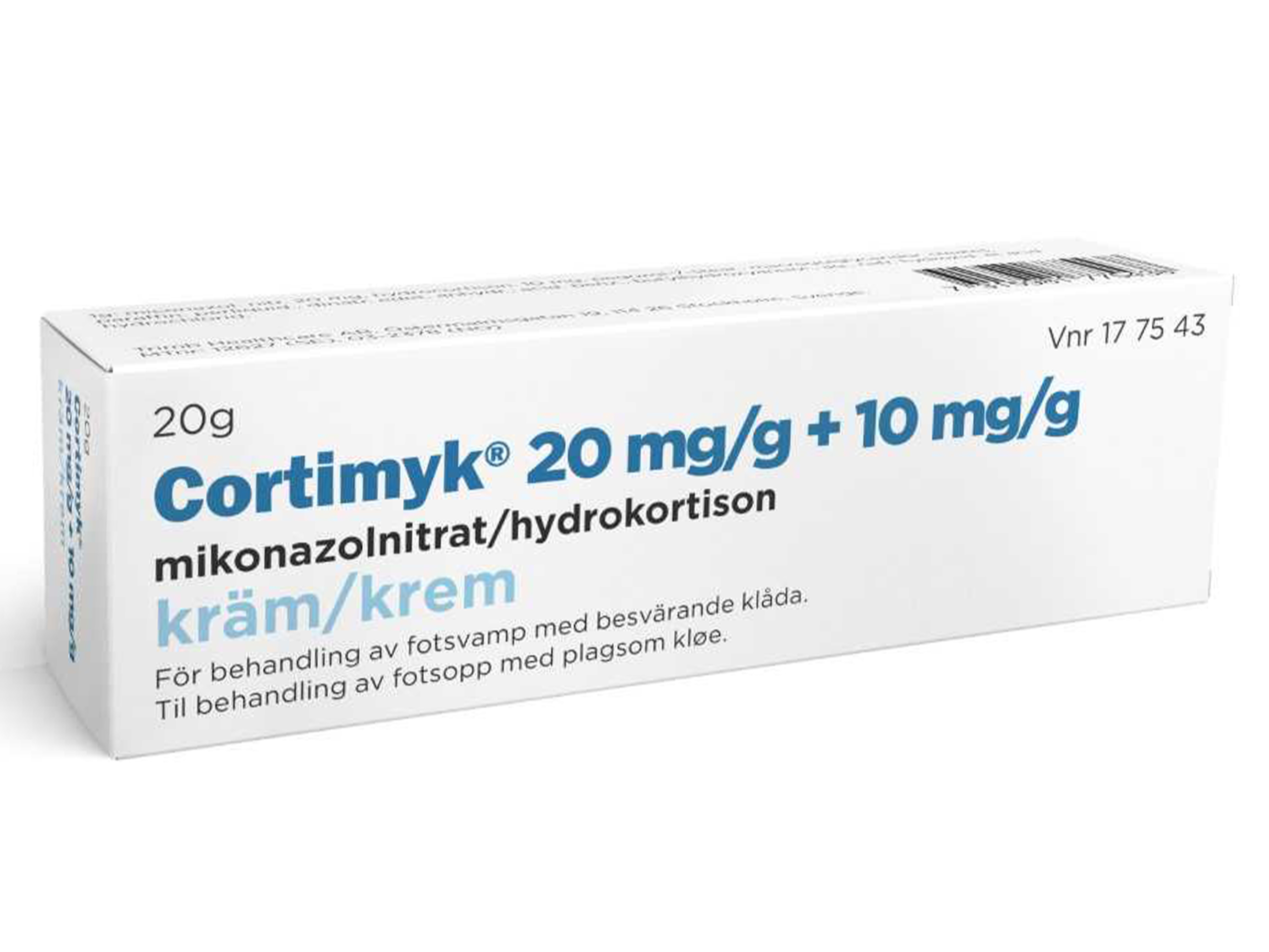 Cortimyk Krem 20+10mg/g, 20 g.