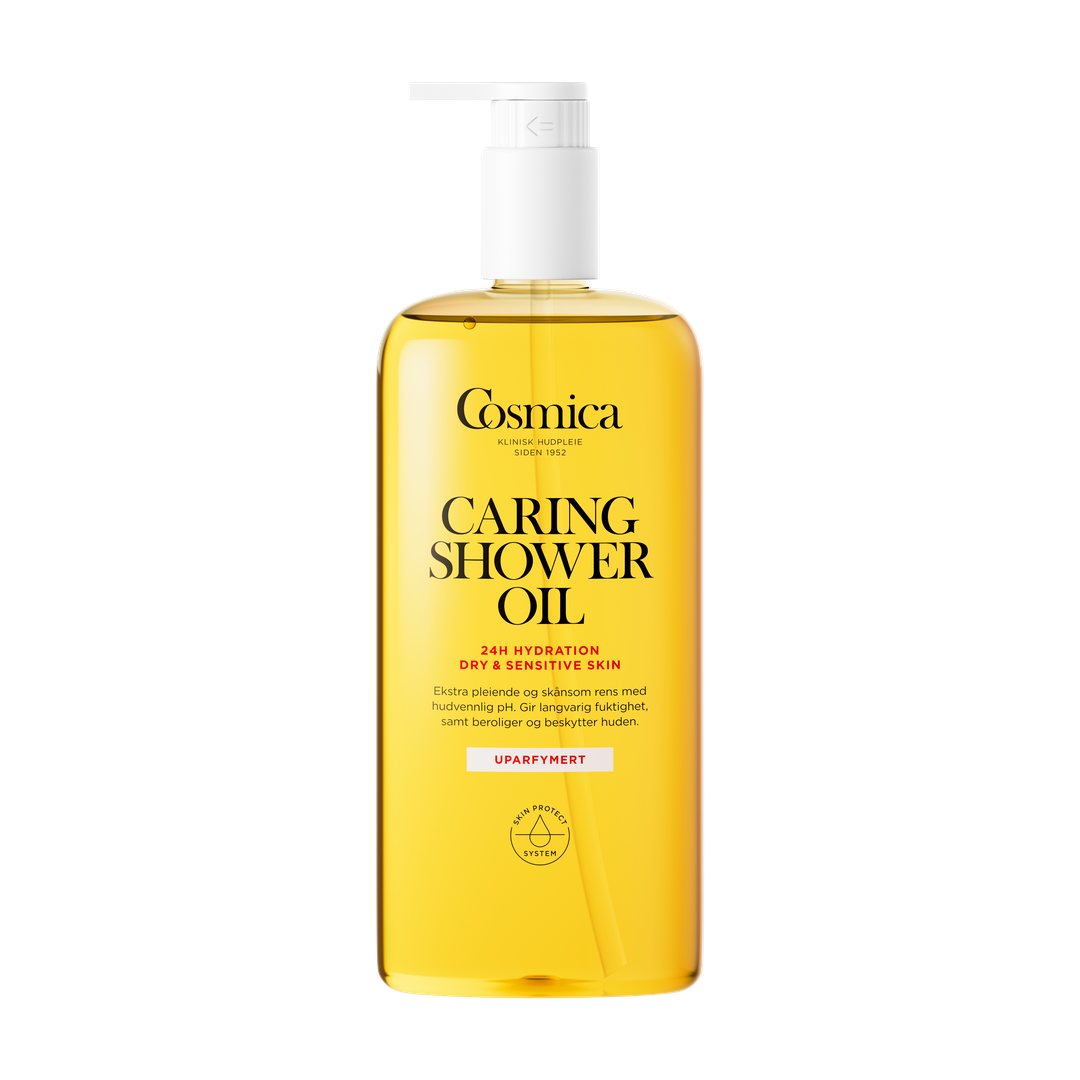Cosmica Caring Shower Oil u/parfyme, 400 ml