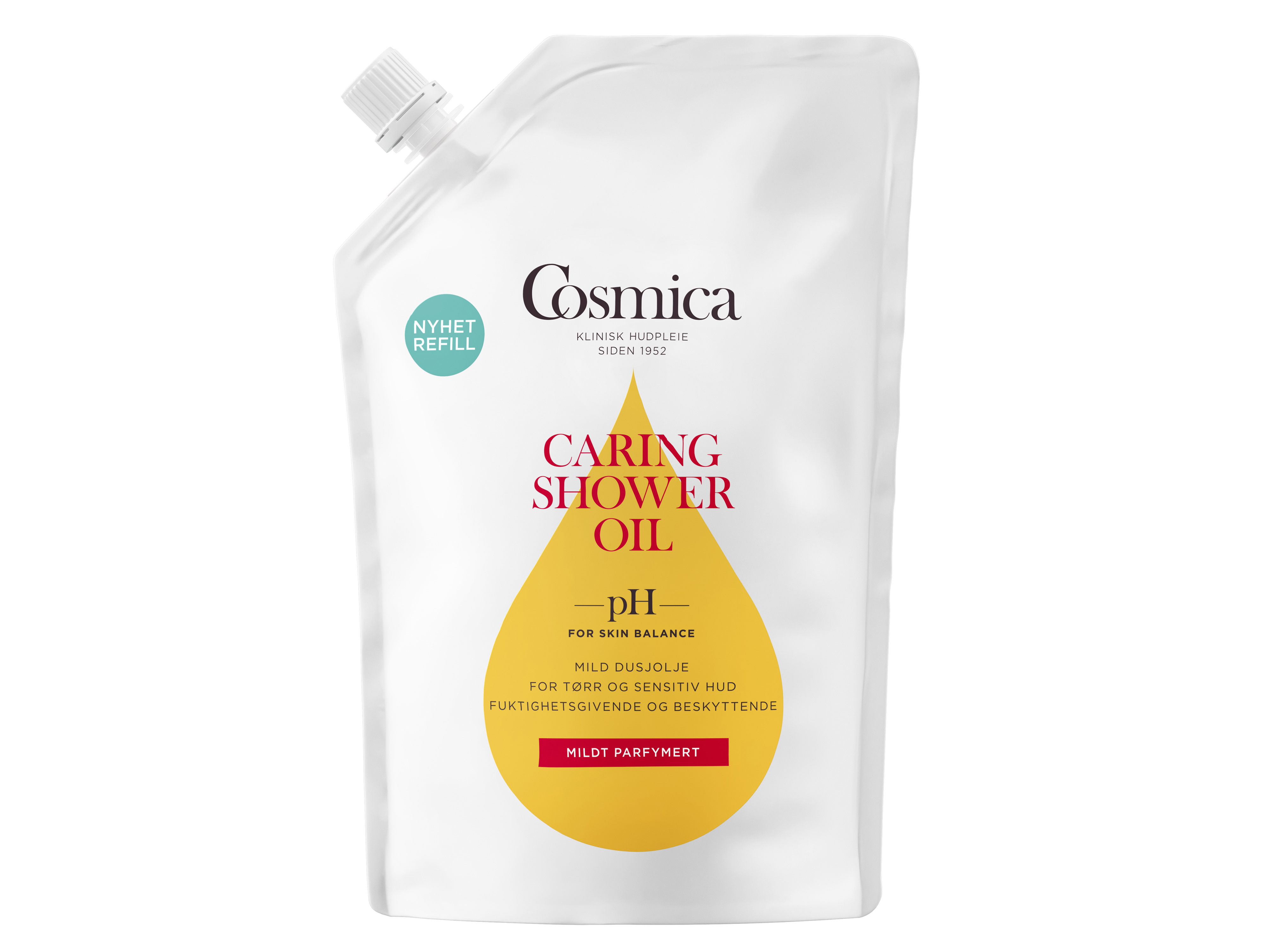 Cosmica Caring Shower Oil Refill, 400 ml