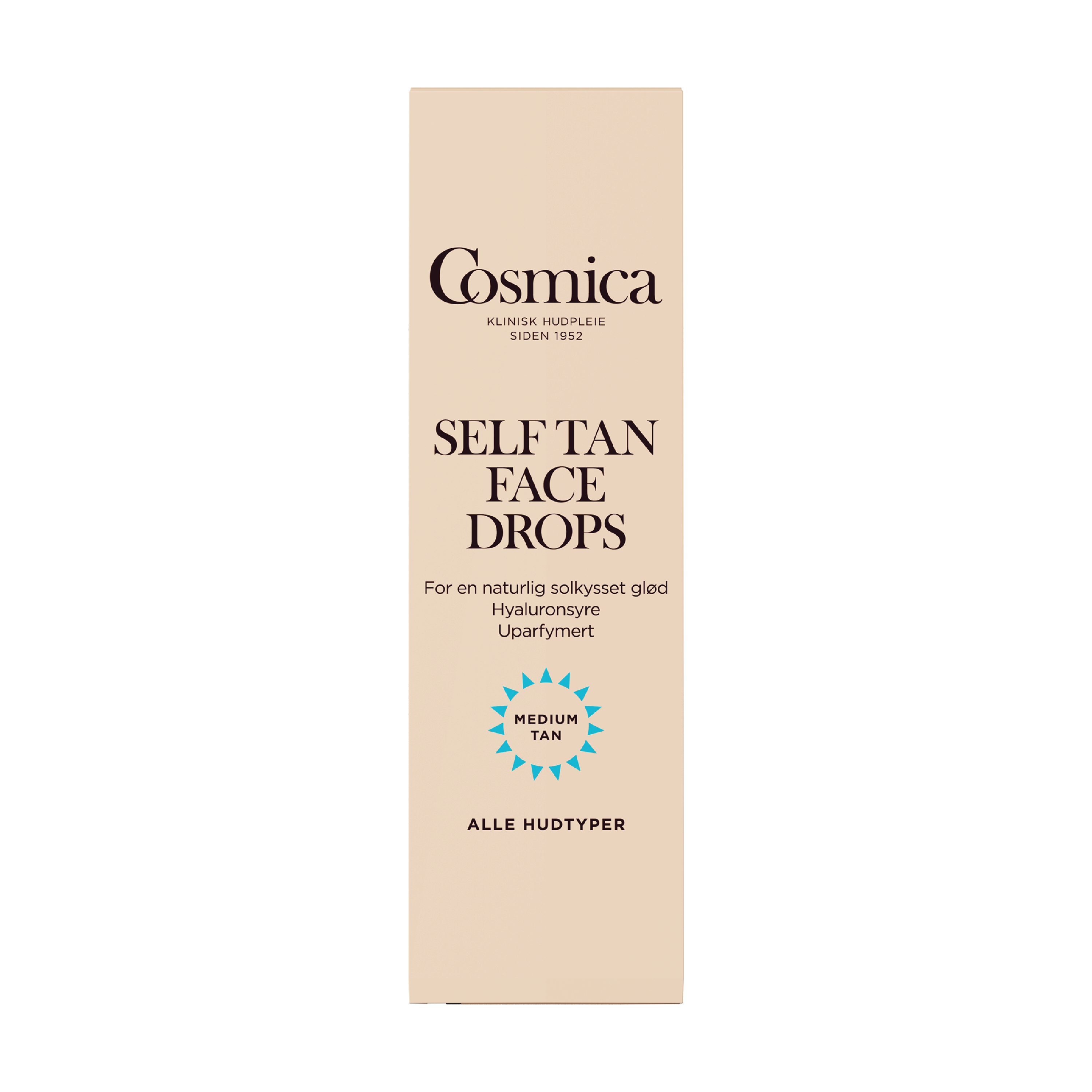 Cosmica Sun Self Tanning Face Drops, 30 ml