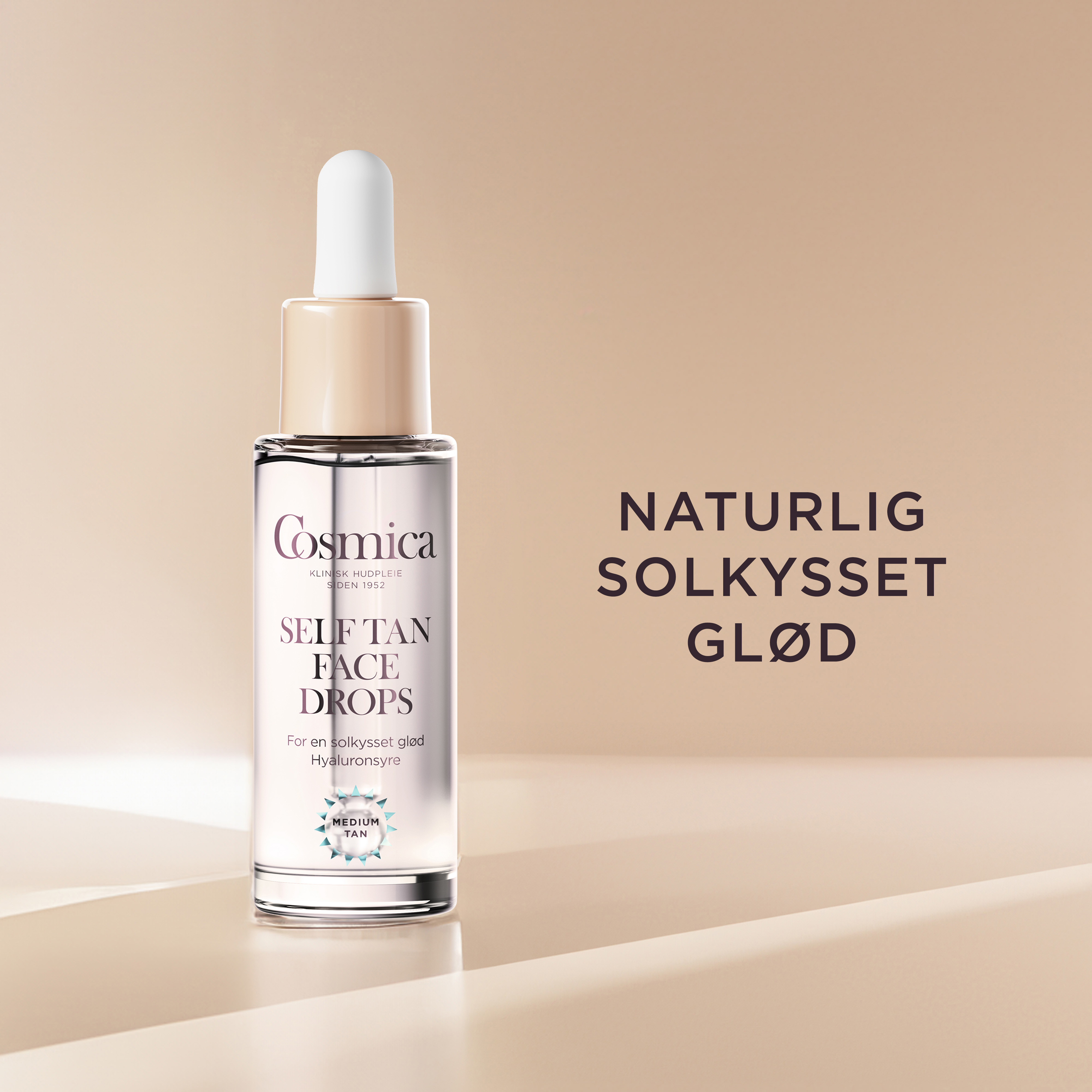 Cosmica Sun Self Tanning Face Drops, 30 ml