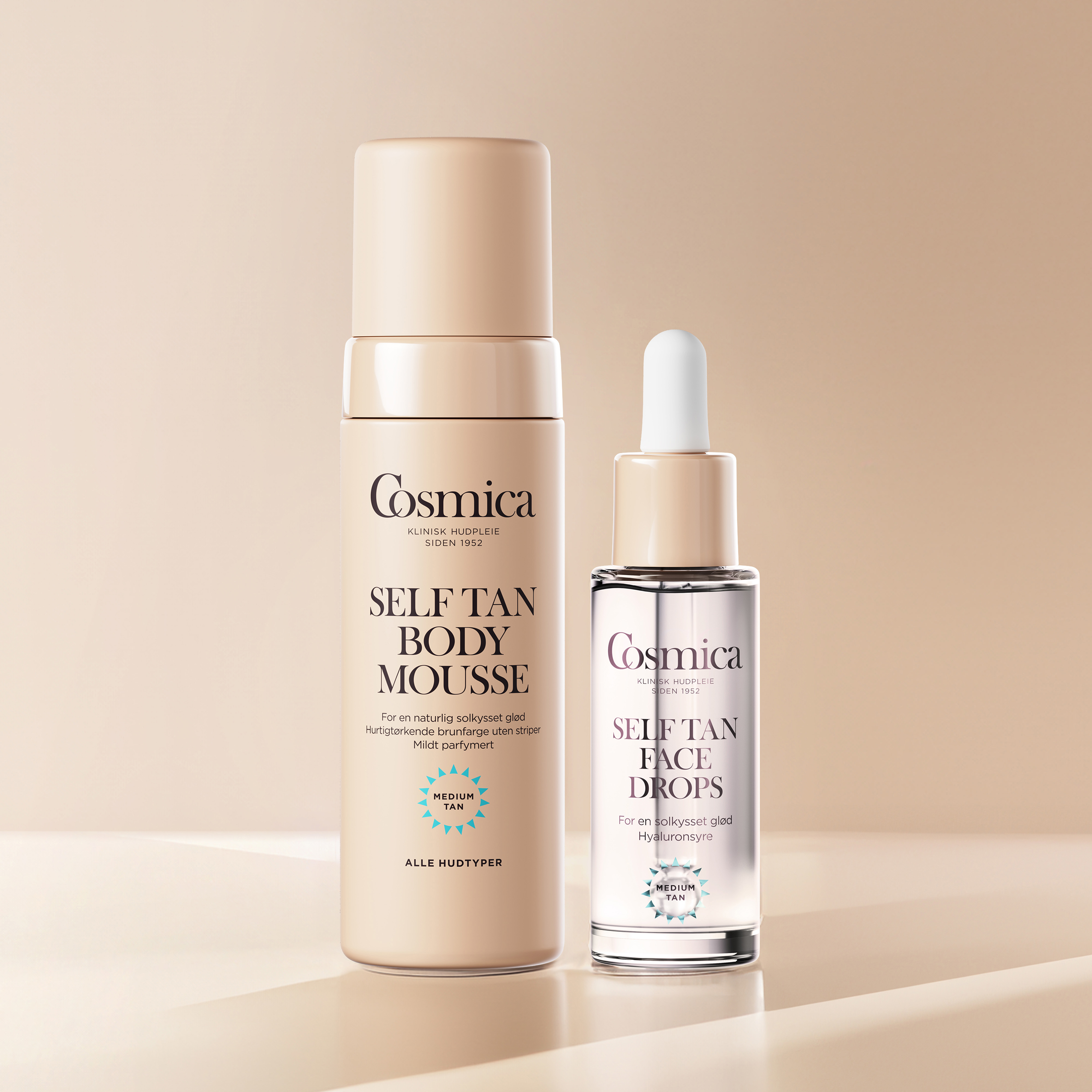 Cosmica Sun Self Tanning Face Drops, 30 ml