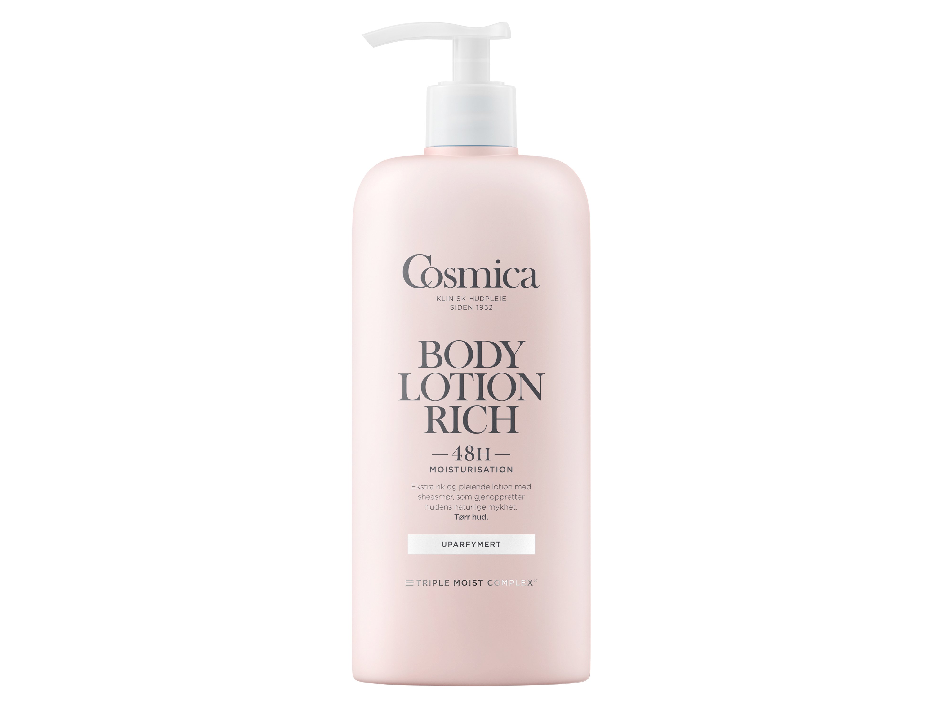 Cosmica Bodylotion Rich u/parfyme, 400 ml