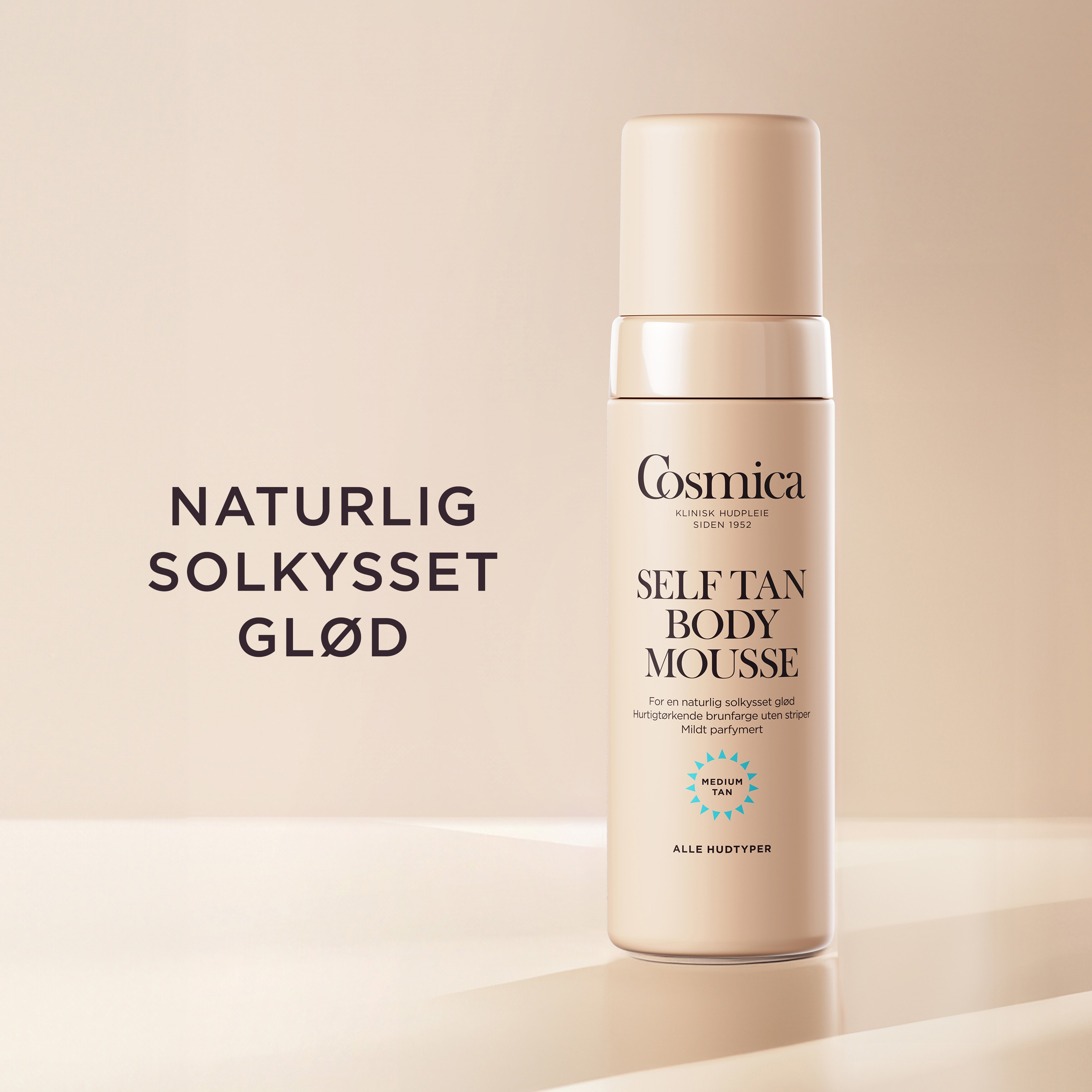 Cosmica Sun Self Tanning Body Mousse, 150 ml