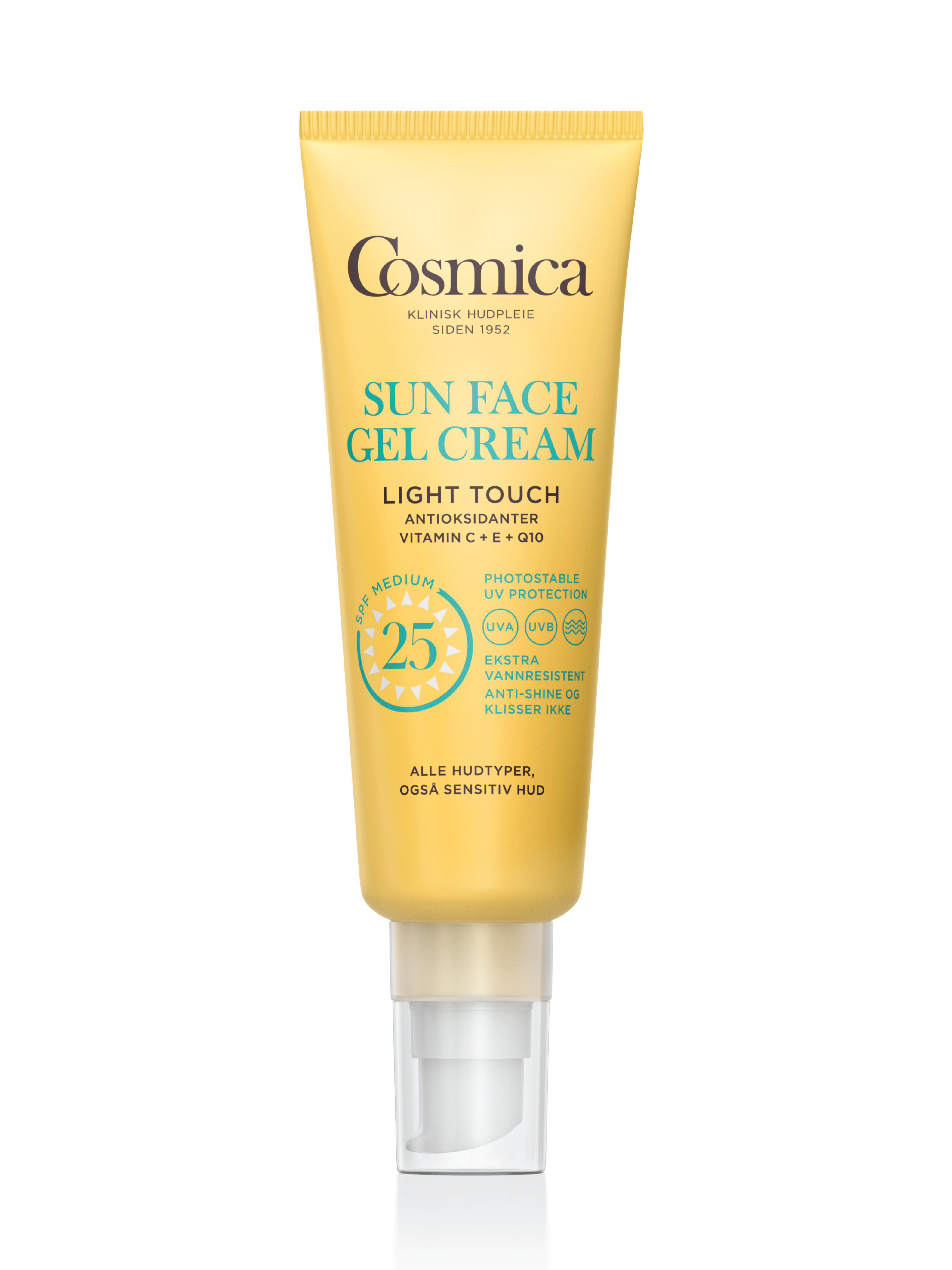 Cosmica Sun Face Gel Cream SPF25 u/p, 50 ml