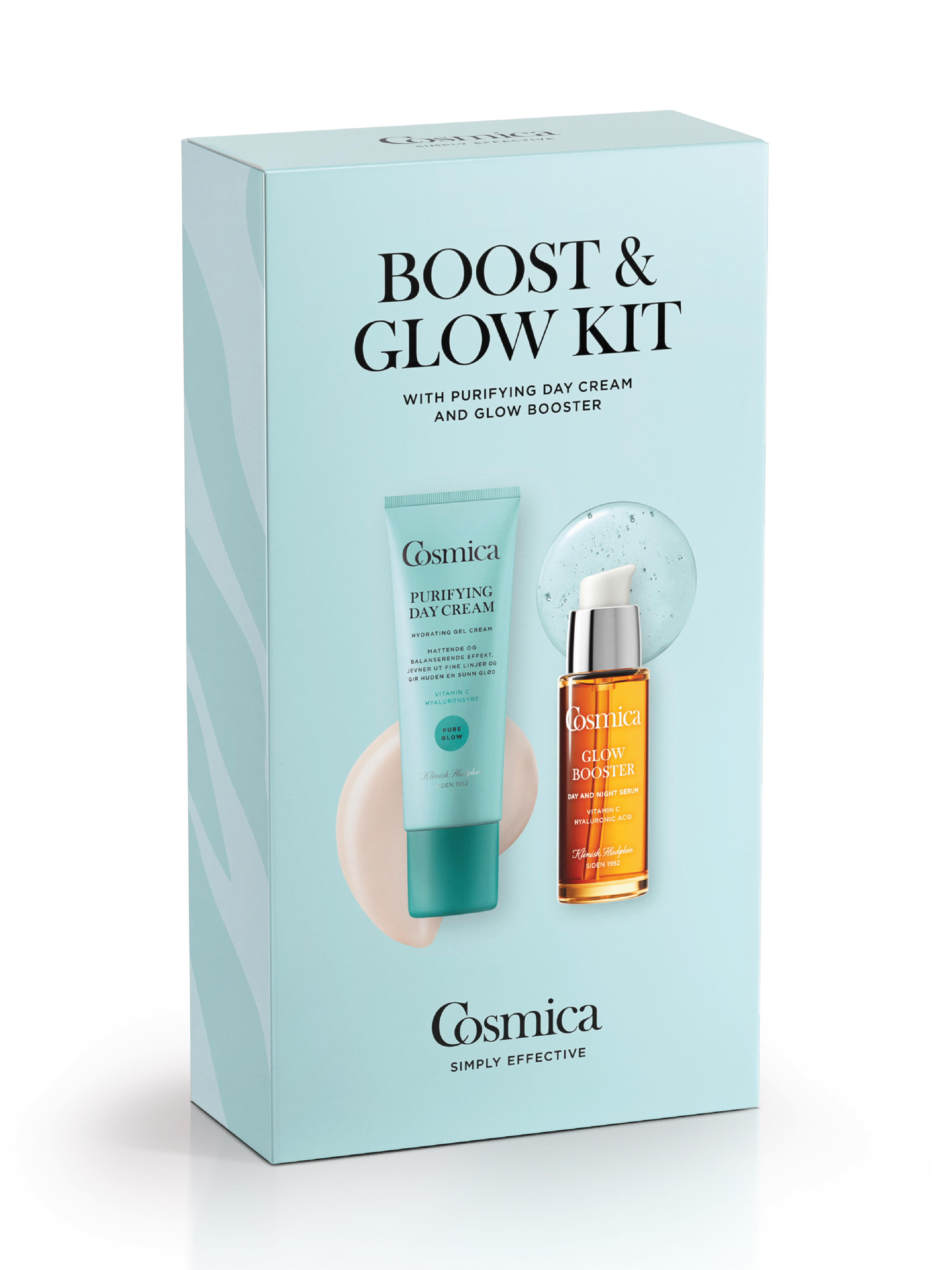 Cosmica Face Boost & Glow Kit, 1 sett