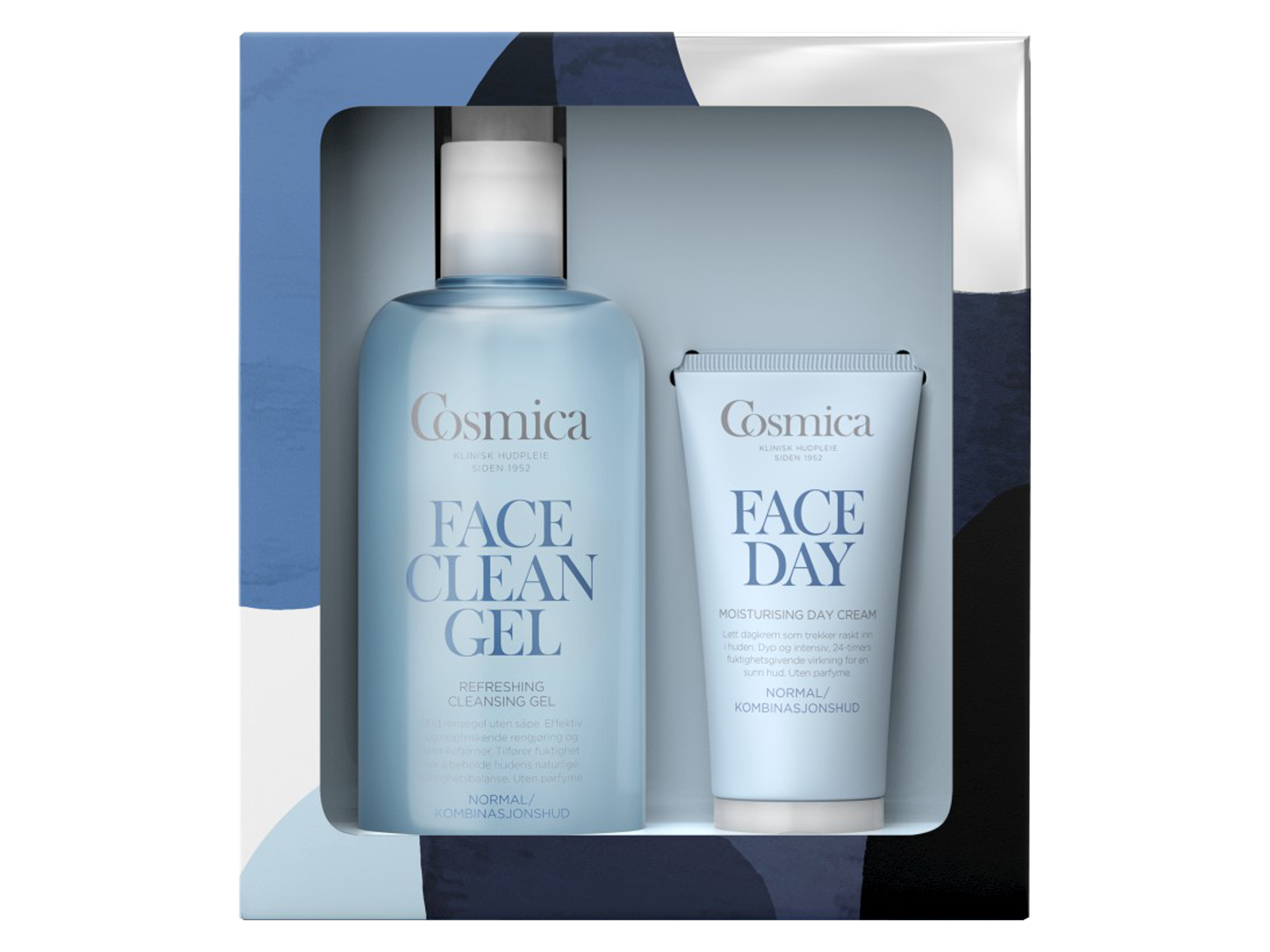 Cosmica Face Clean & Day Cream Gavesett, 1 sett