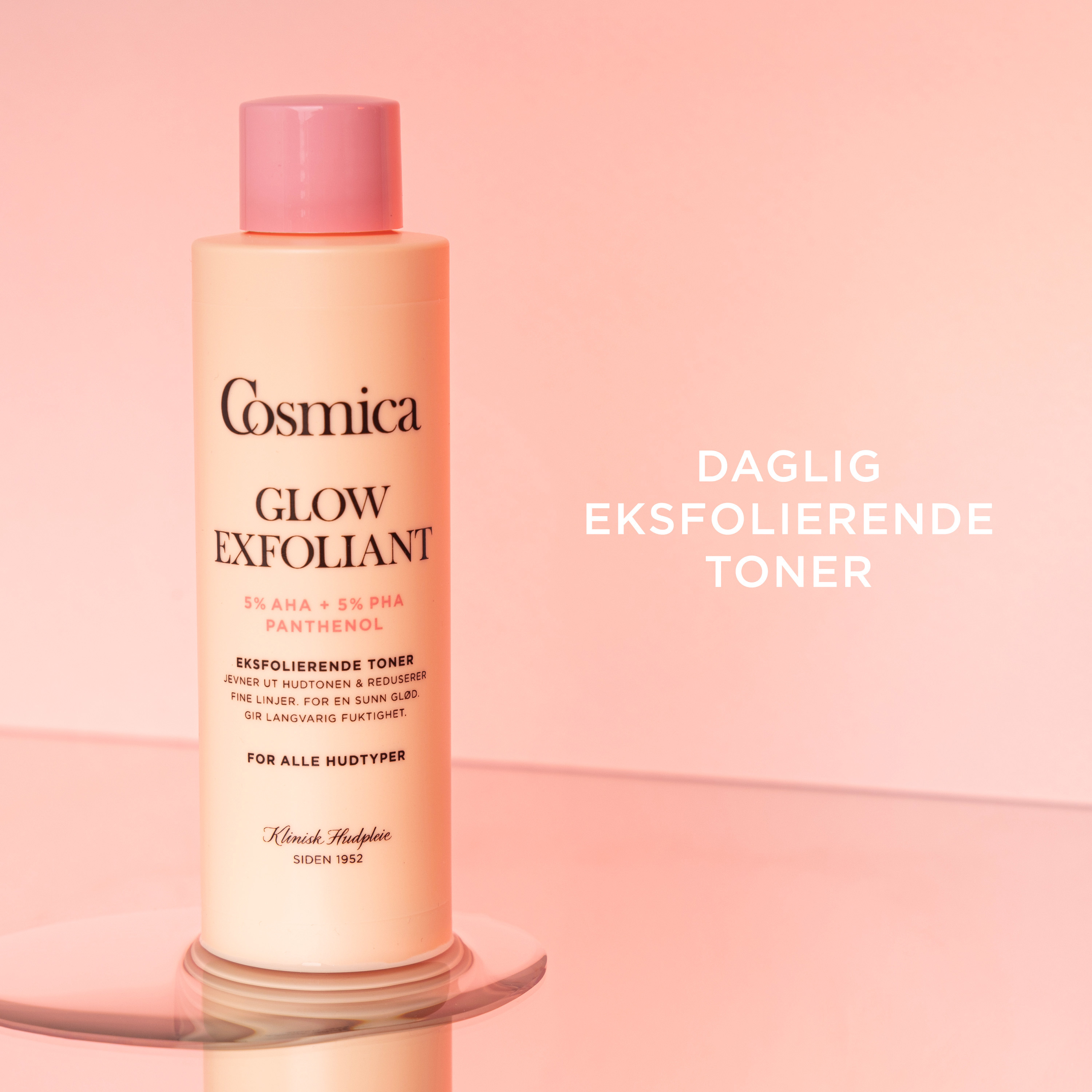 Cosmica Glow Exfoliant Toner, 150 ml