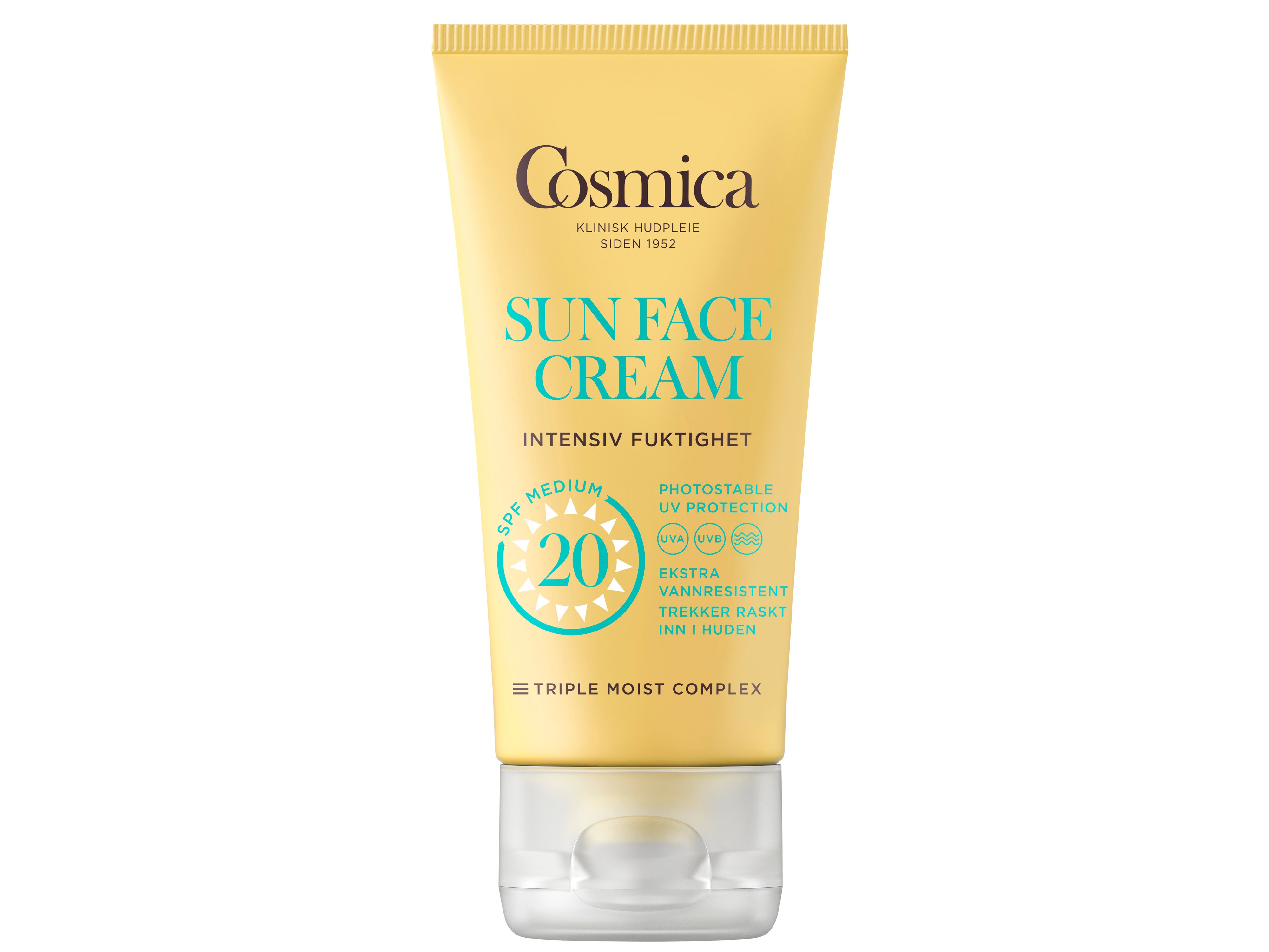 Cosmica Sun Face Cream, SPF 20, 50 ml