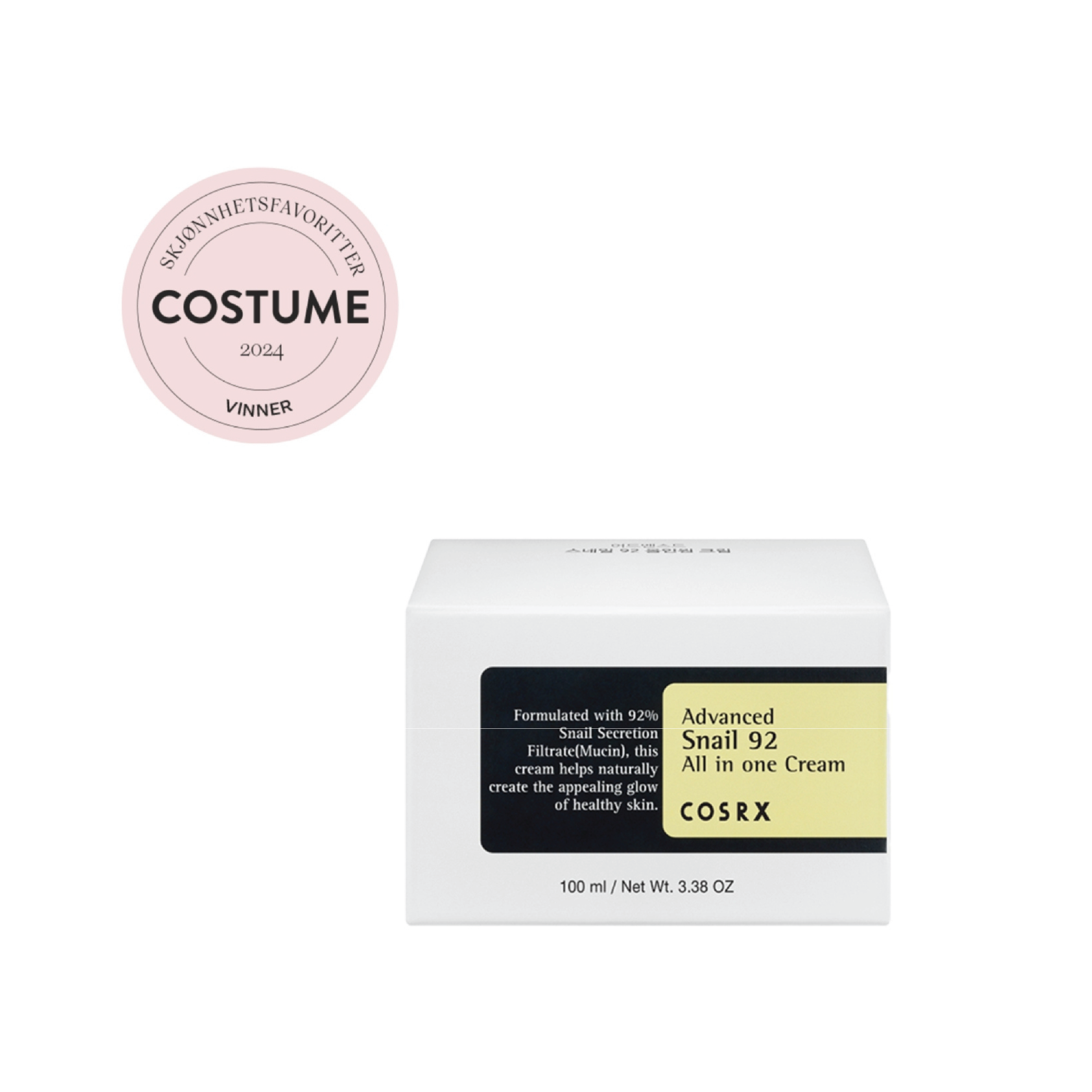 COSRX Advanced Snail 92 All in one Cream, 100 g