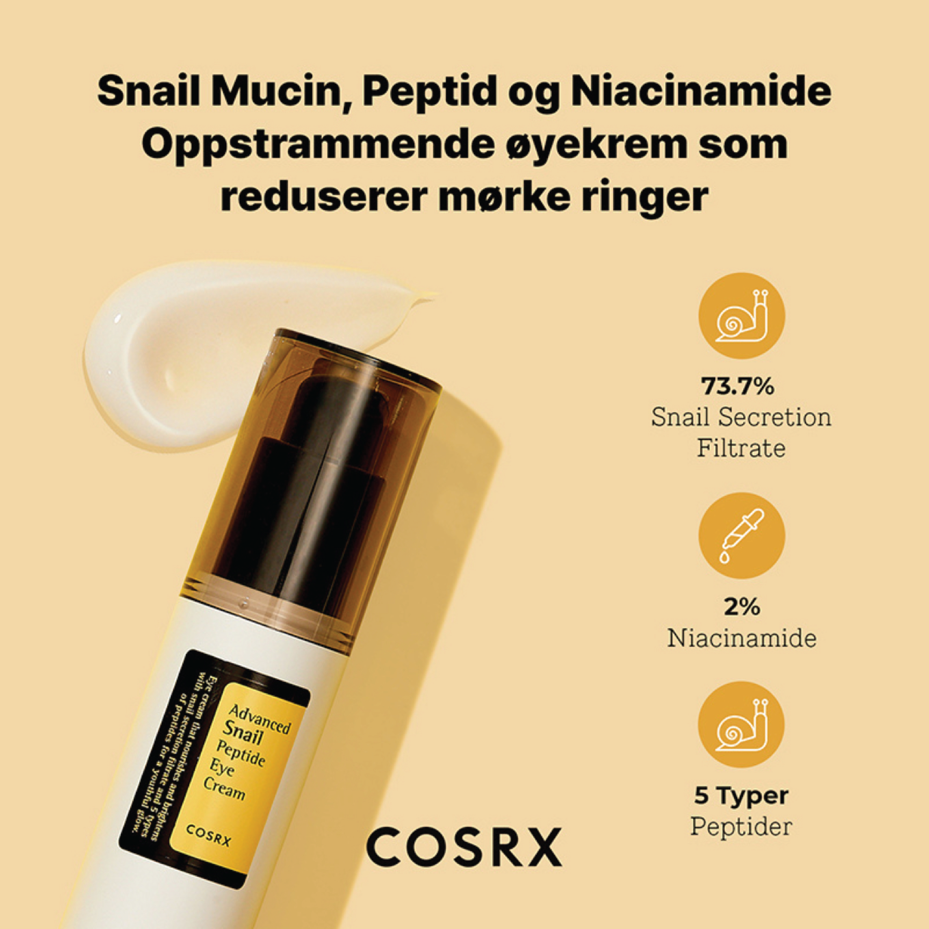 COSRX Advanced Snail Peptide Eye Cream, 25 ml