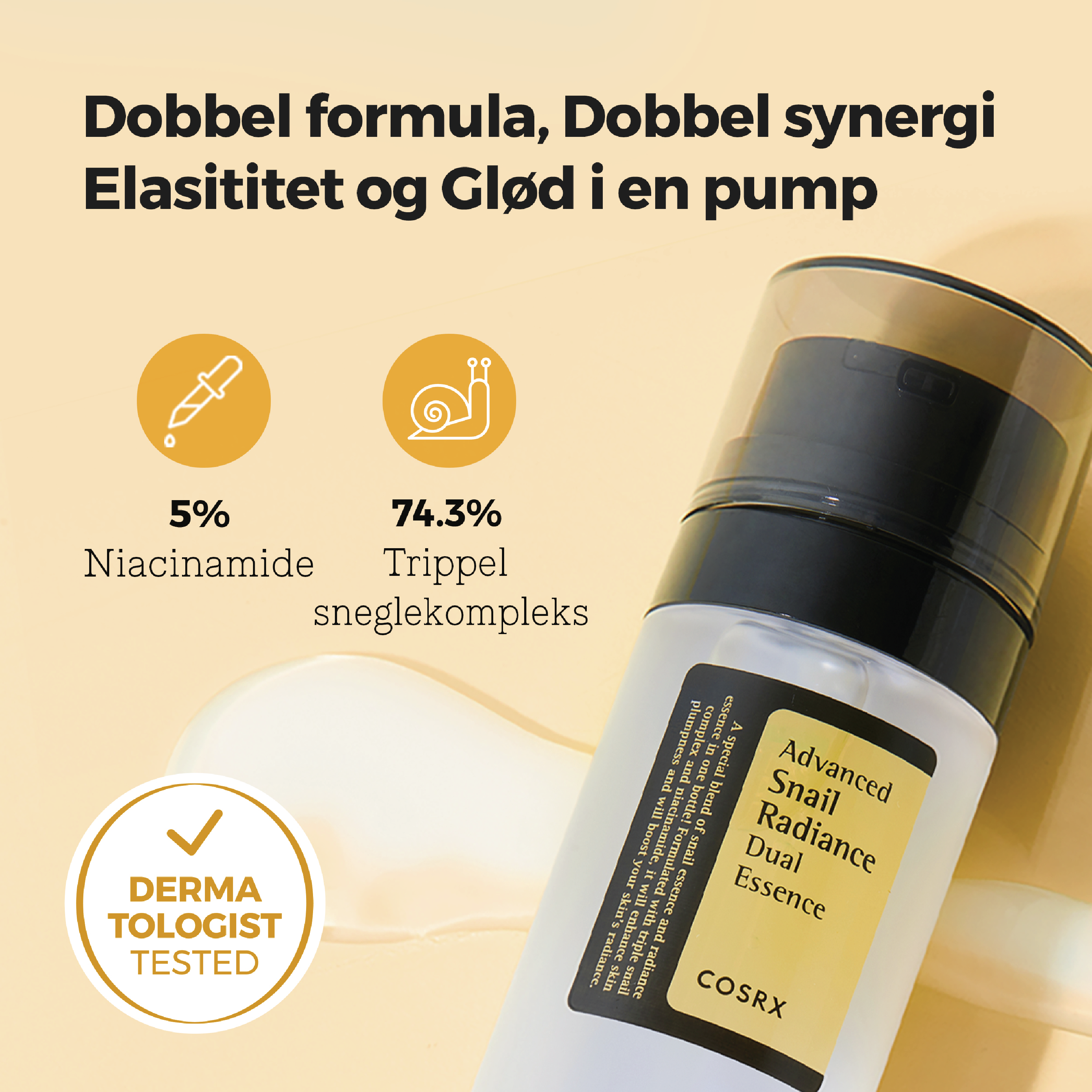 COSRX Advanced Snail Radiance Dual Essence, 80 ml